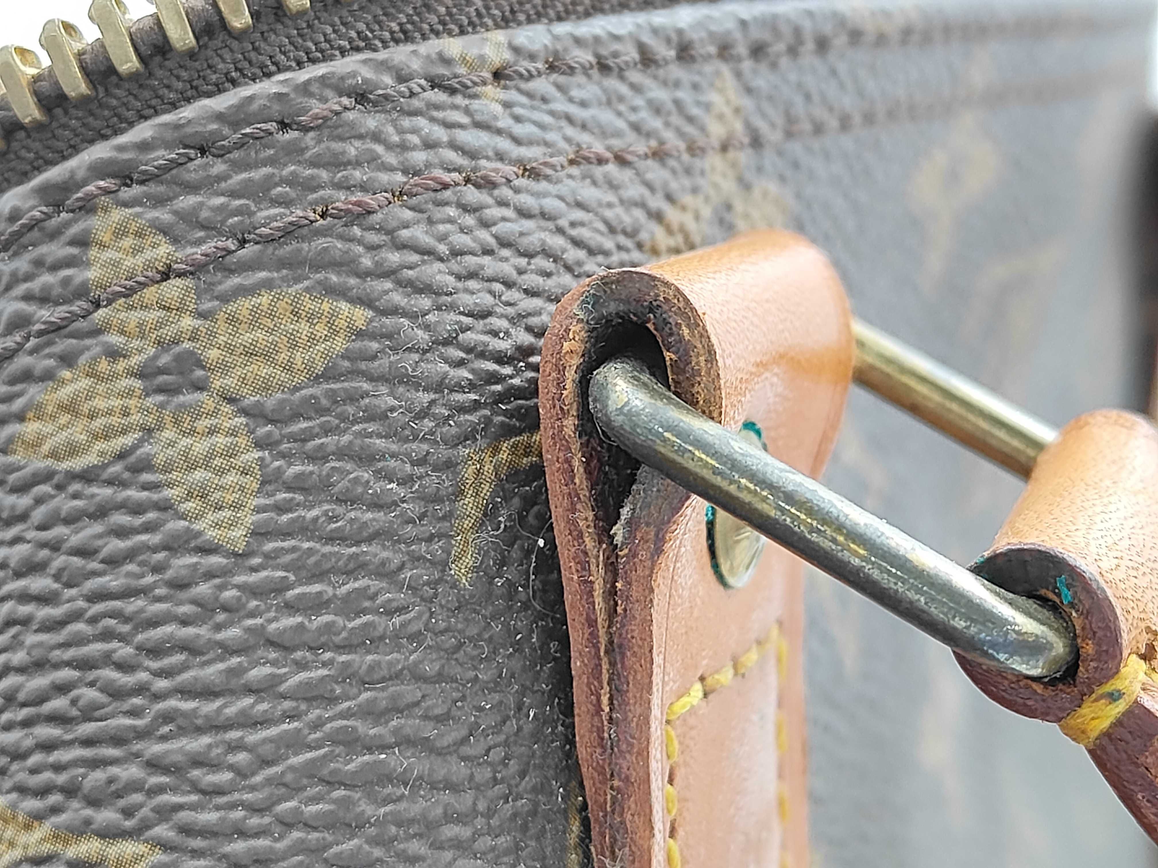 Monogram Vuitton Keepall Bandoulière 60 Boston Bag with Stamp — view 8