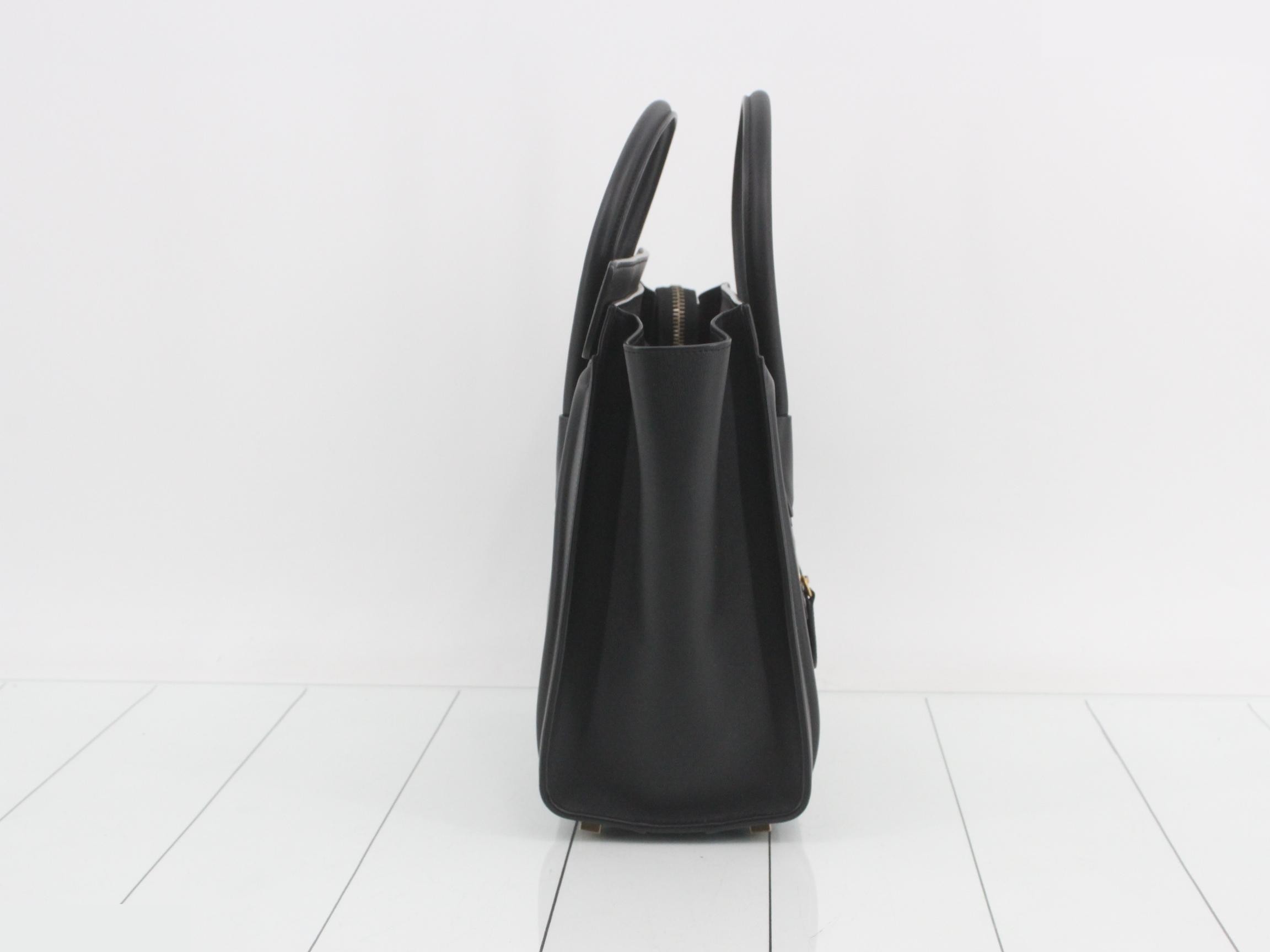 Luggage Micro Handbag, Black — view 4