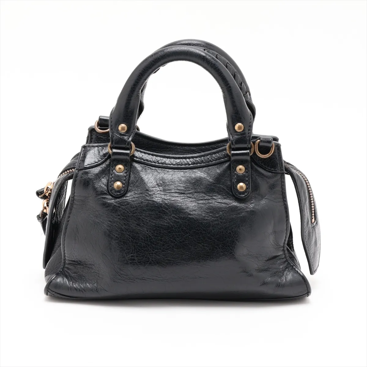 Mini Neo Classic City Leather x Studs 2-Way Handbag Black 693913 — view 2