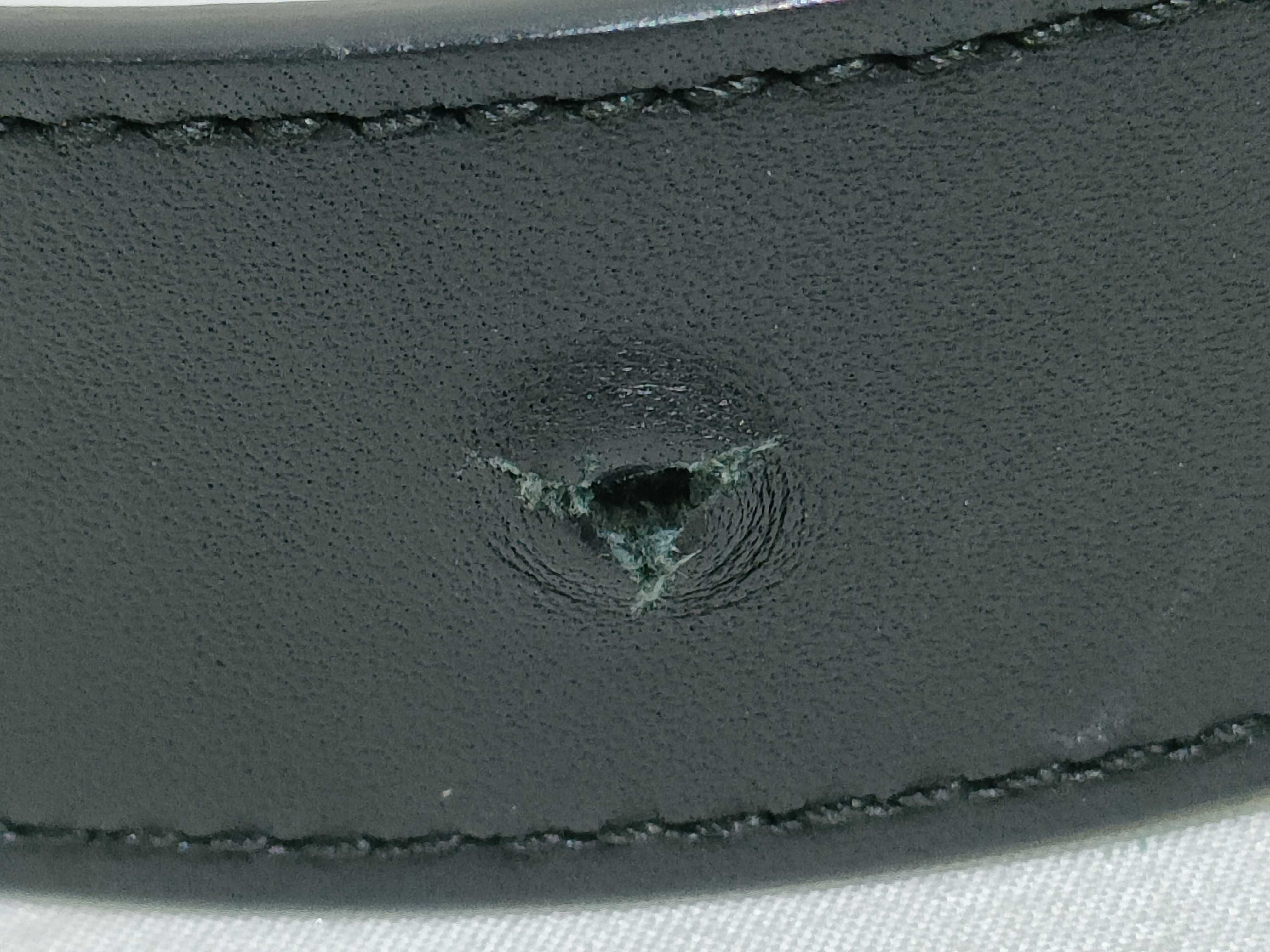 GG Marmont Leather Belt, Black — view 4