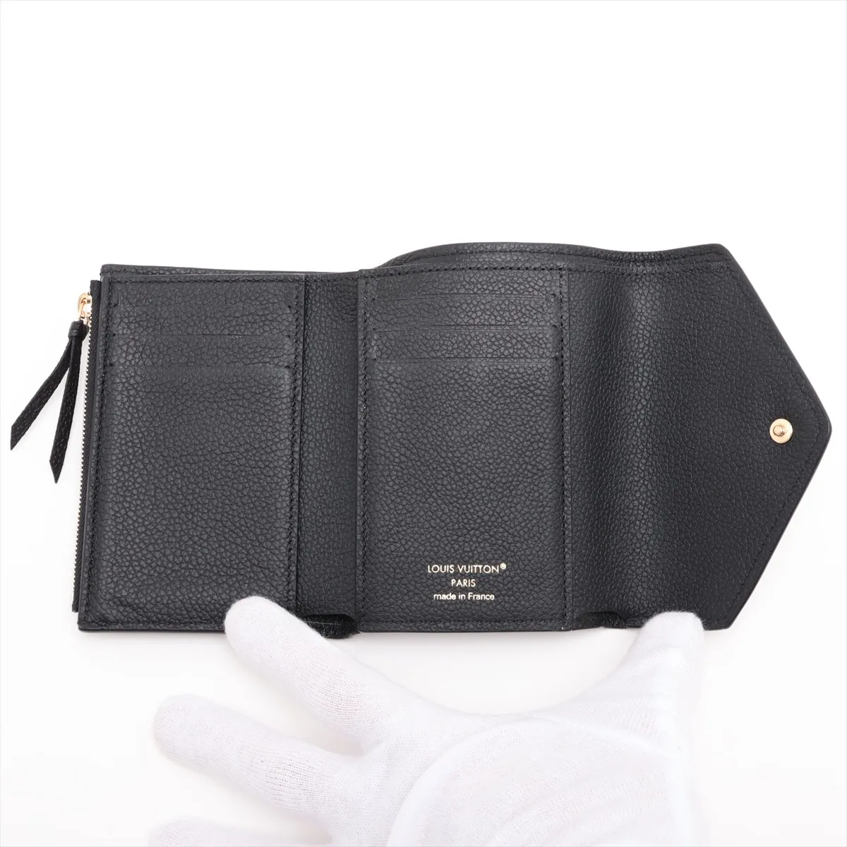 Empreinte Portefeuille Victorine M64060 Noir Compact Wallet (RFID detected) — view 4