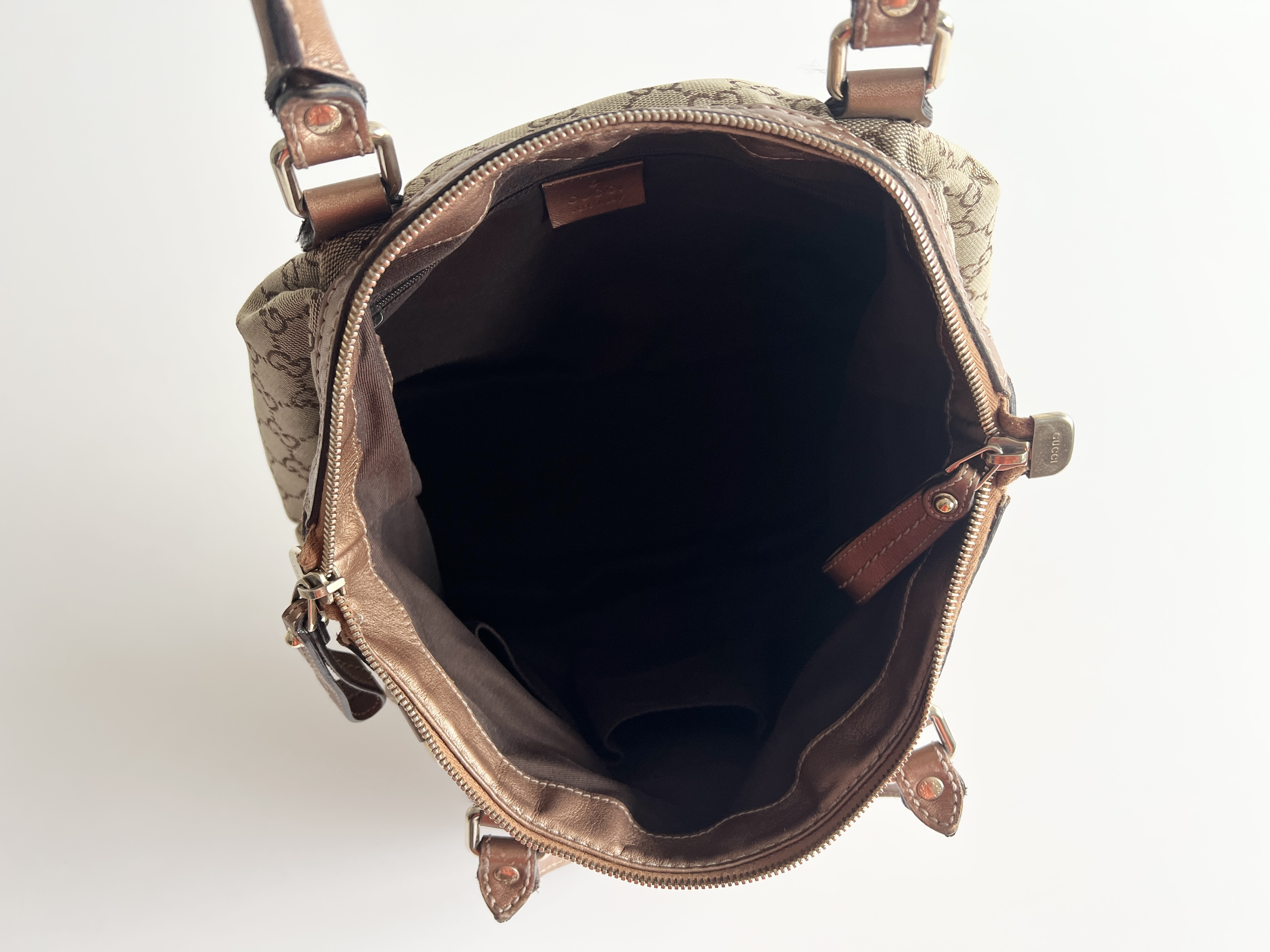 Sukey GG Canvas Leather 2-way Handbag Shoulder Bag — view 5