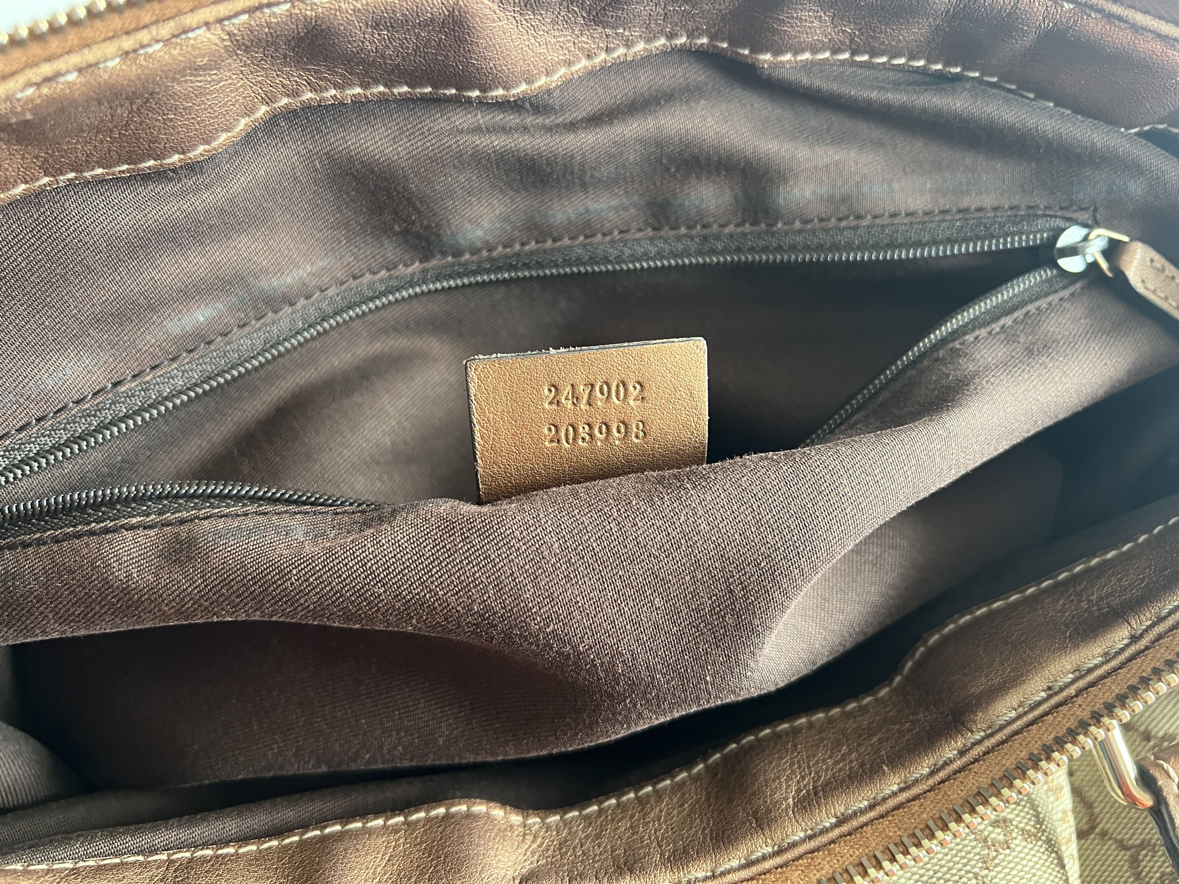 Sukey GG Canvas Leather 2-way Handbag Shoulder Bag — view 8