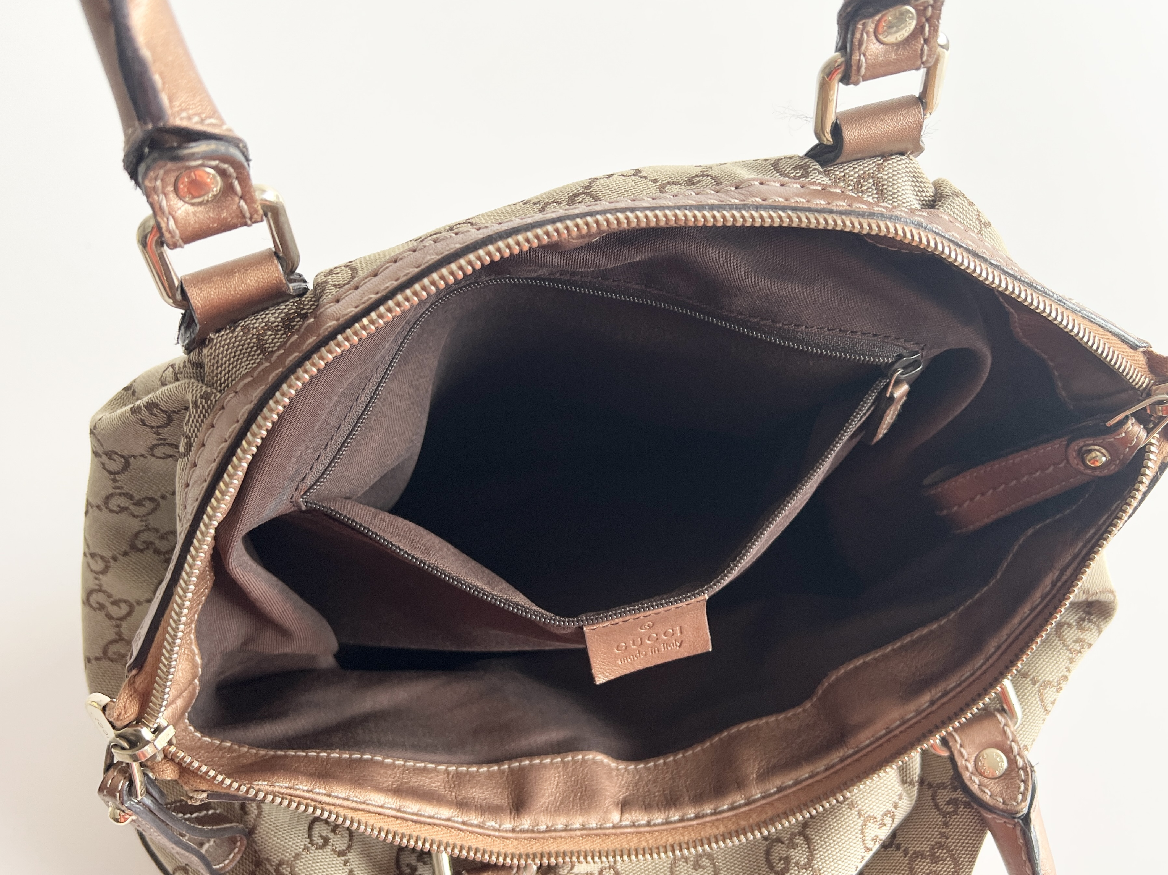 Sukey GG Canvas Leather 2-way Handbag Shoulder Bag — view 9