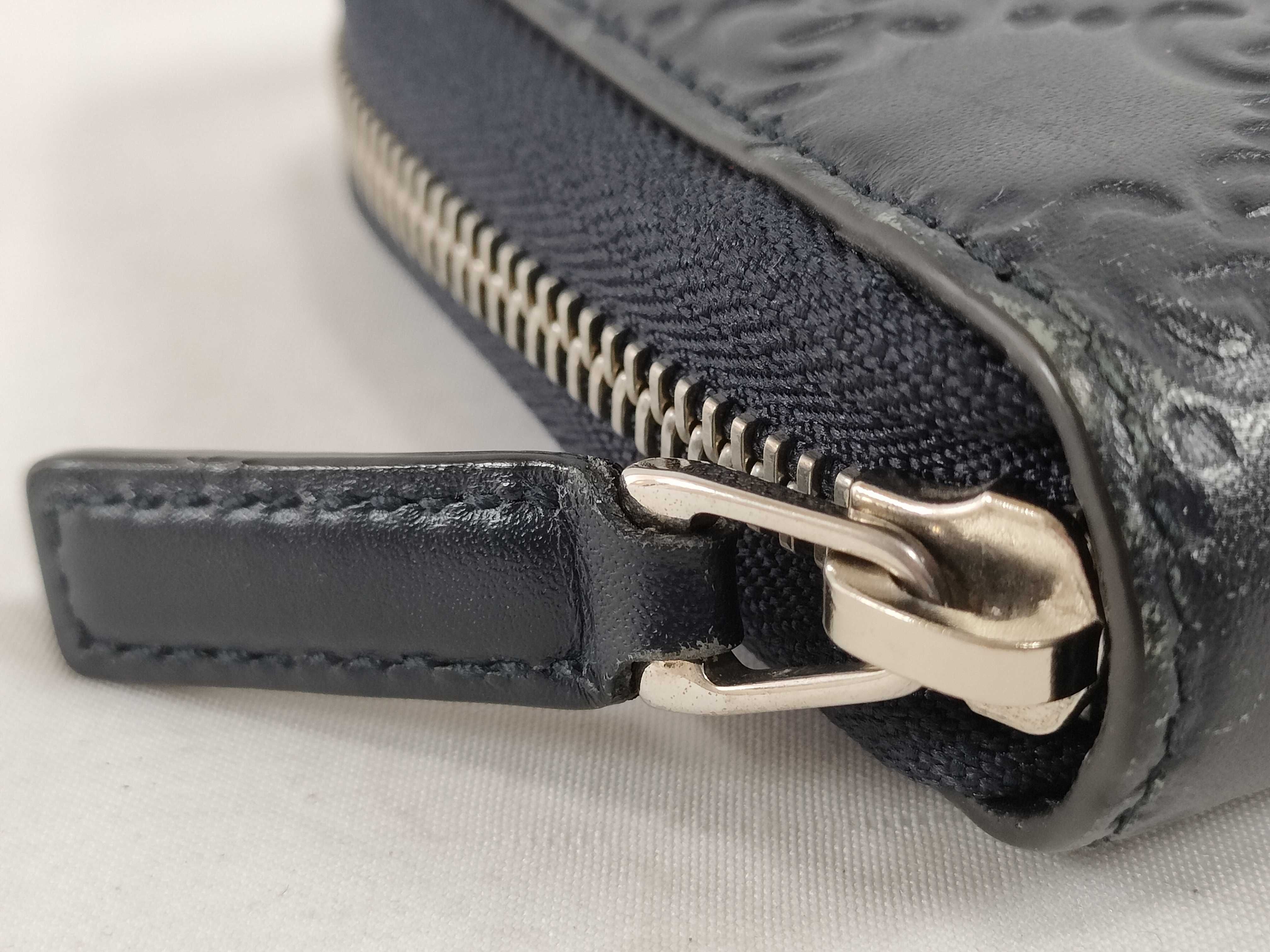 Guccissima Round Zipper Long Wallet — view 7