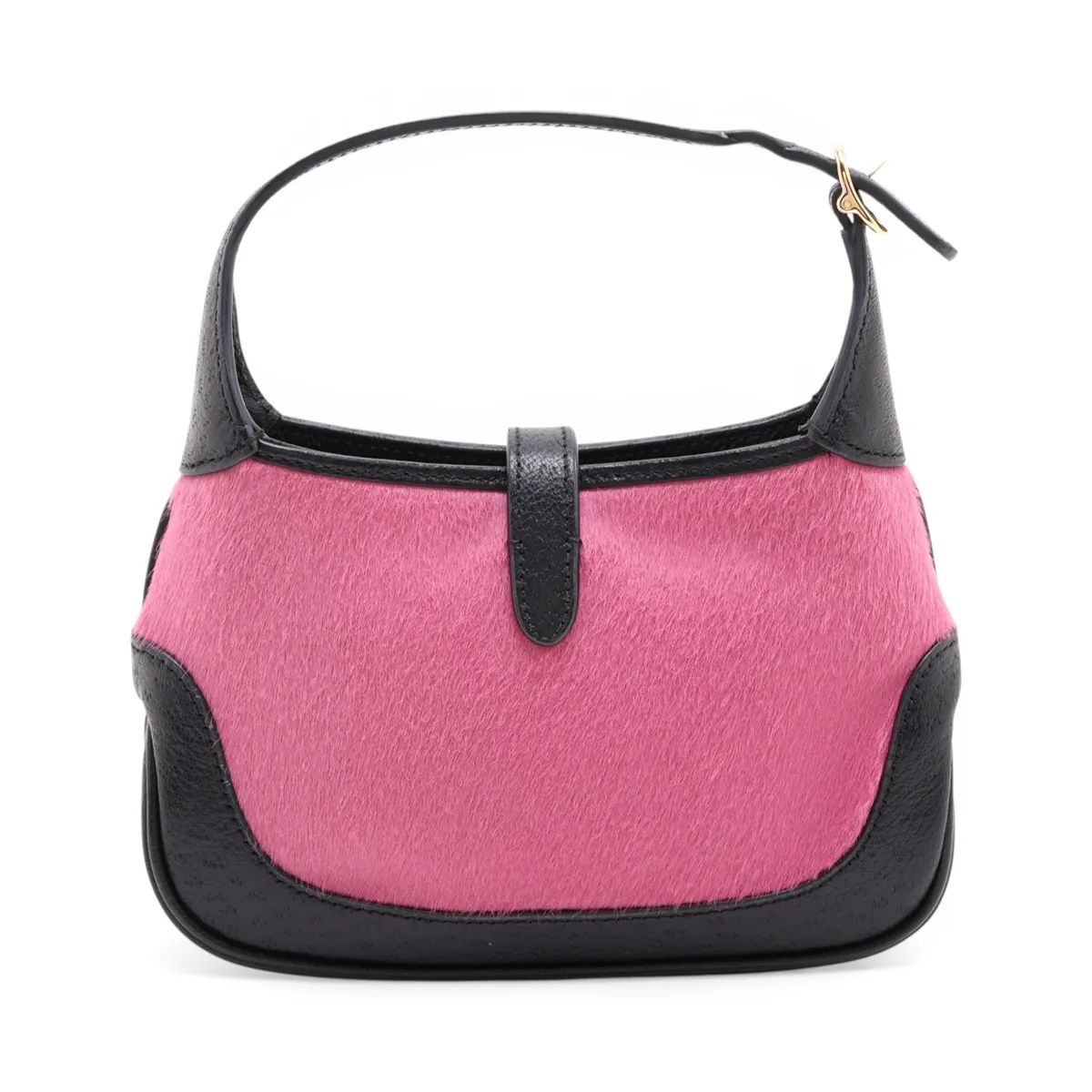 Jackie 1961 Calf Hair x Leather Shoulder Bag, Pink, 637092 — view 2