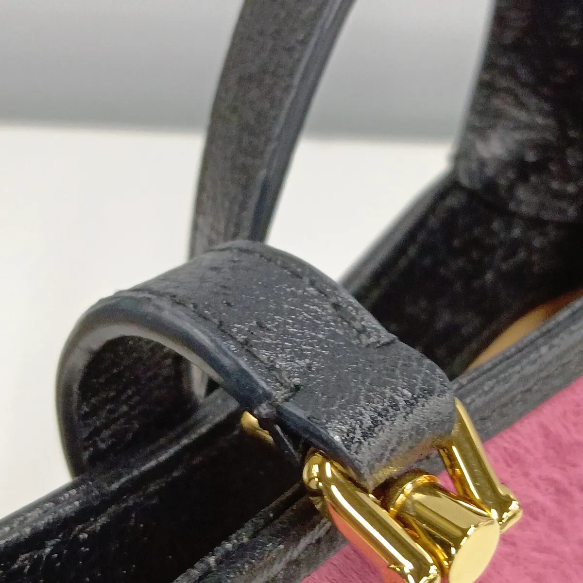 Jackie 1961 Calf Hair x Leather Shoulder Bag, Pink, 637092 — view 14