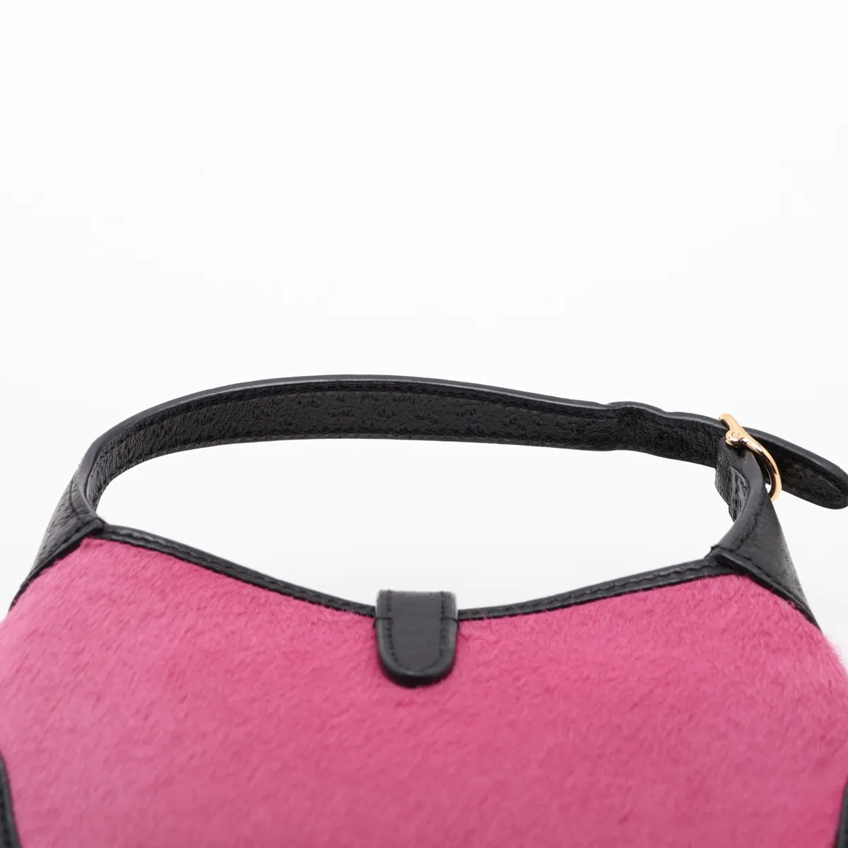 Jackie 1961 Calf Hair x Leather Shoulder Bag, Pink, 637092 — view 6