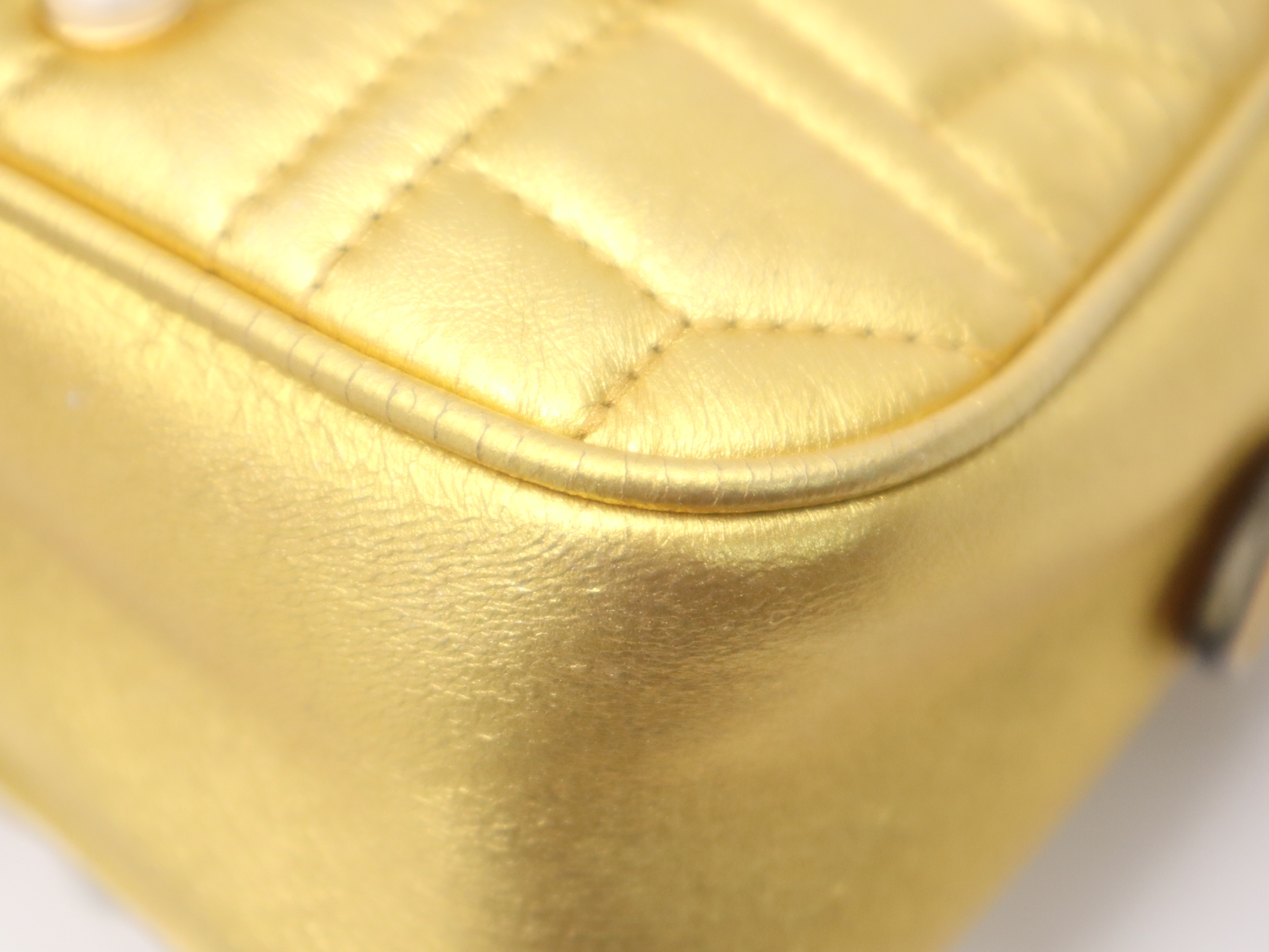 447632 Leather GG Marmont Shoulder Bag Gold Jewel Shoulder Bag — view 10
