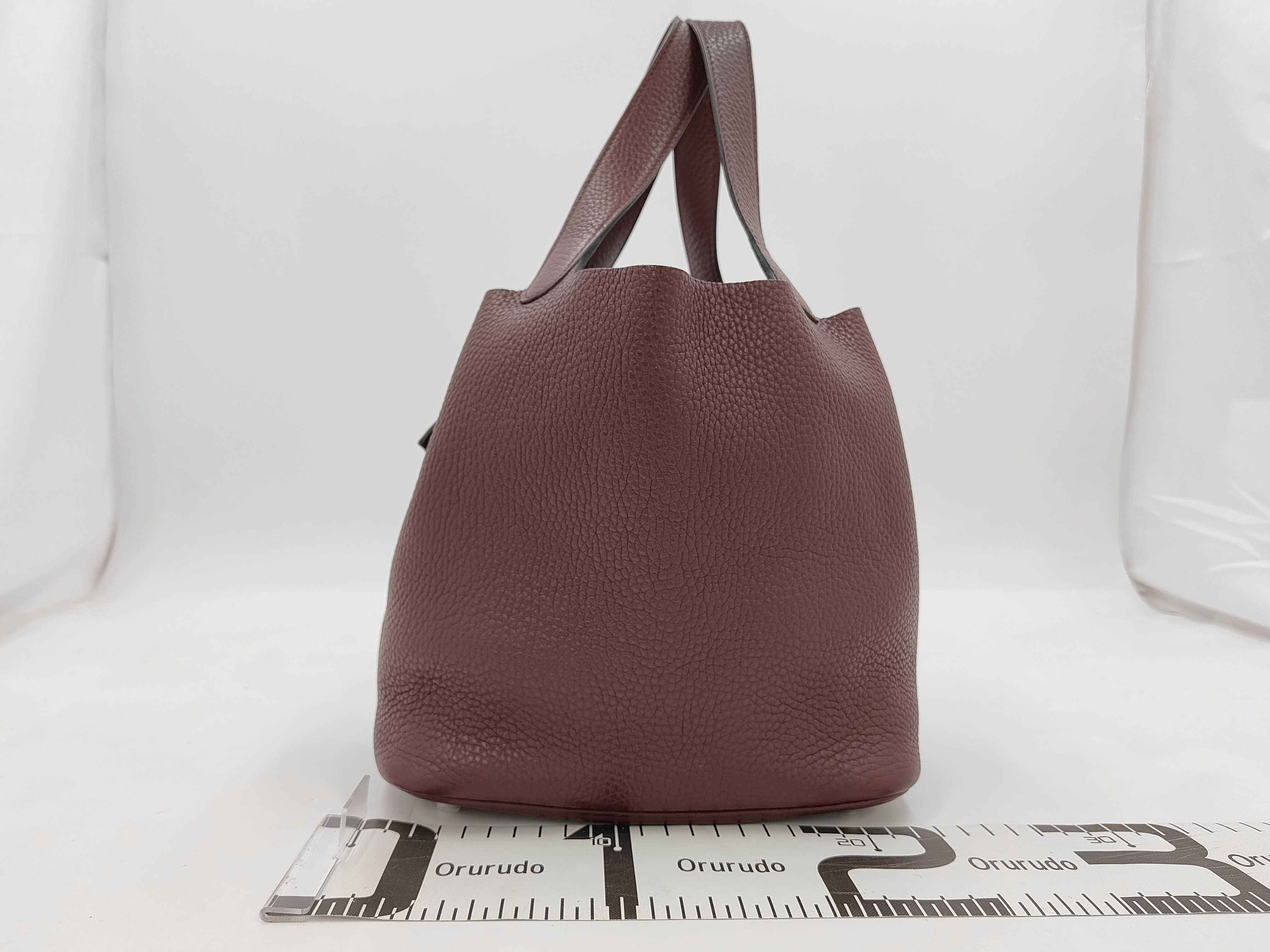 Trion Clemence Brown Picotin 22 X-stamp Handbag — view 2