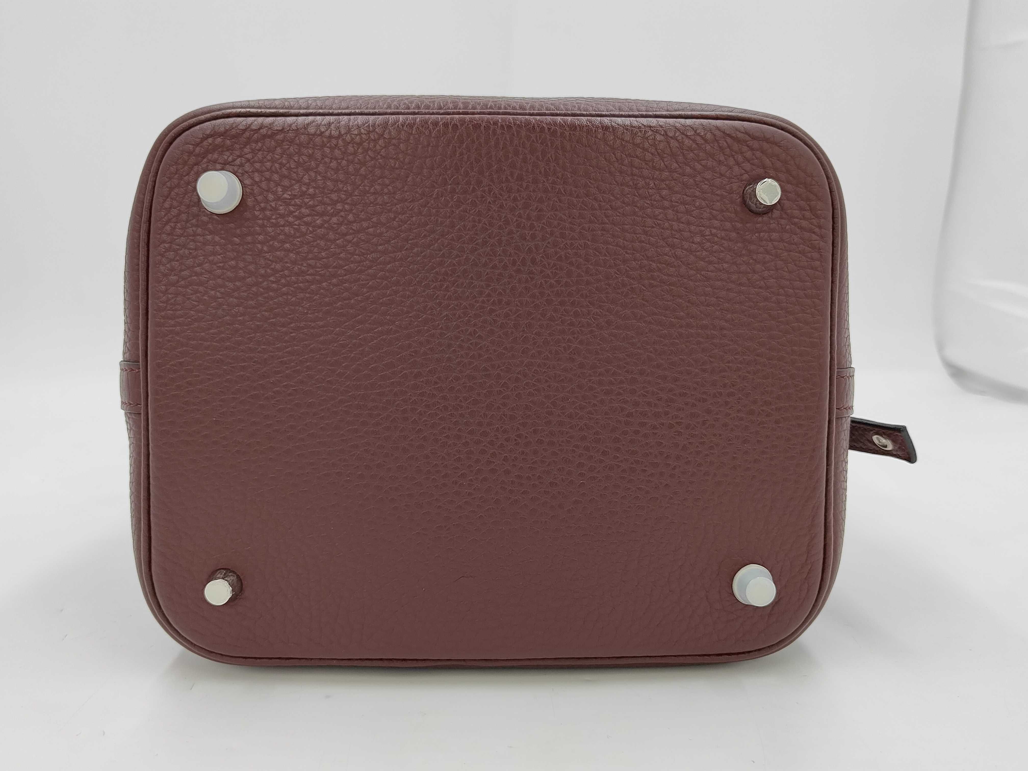 Trion Clemence Brown Picotin 22 X-stamp Handbag — view 5
