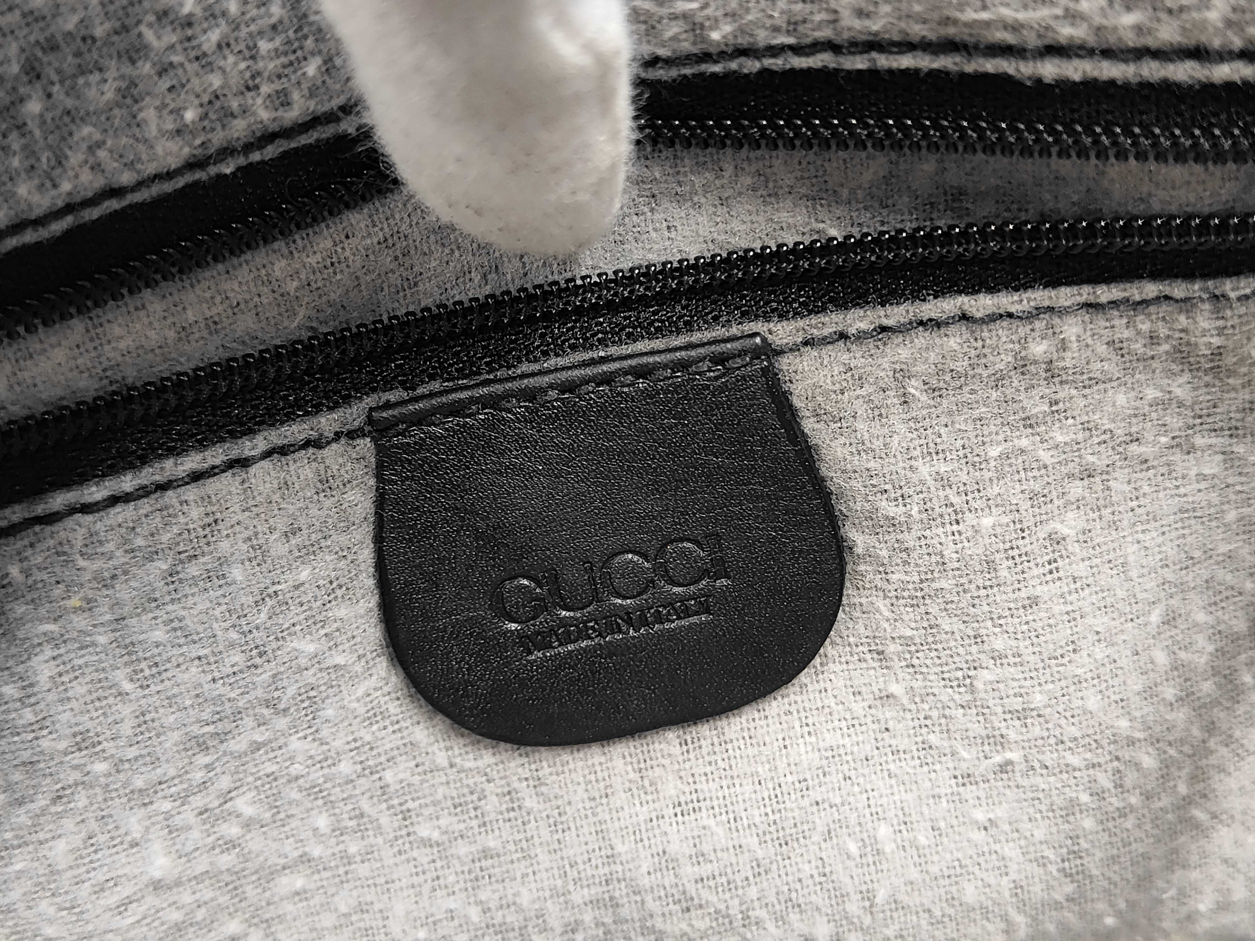 Bamboo Chain Leather Tote Bag — view 8