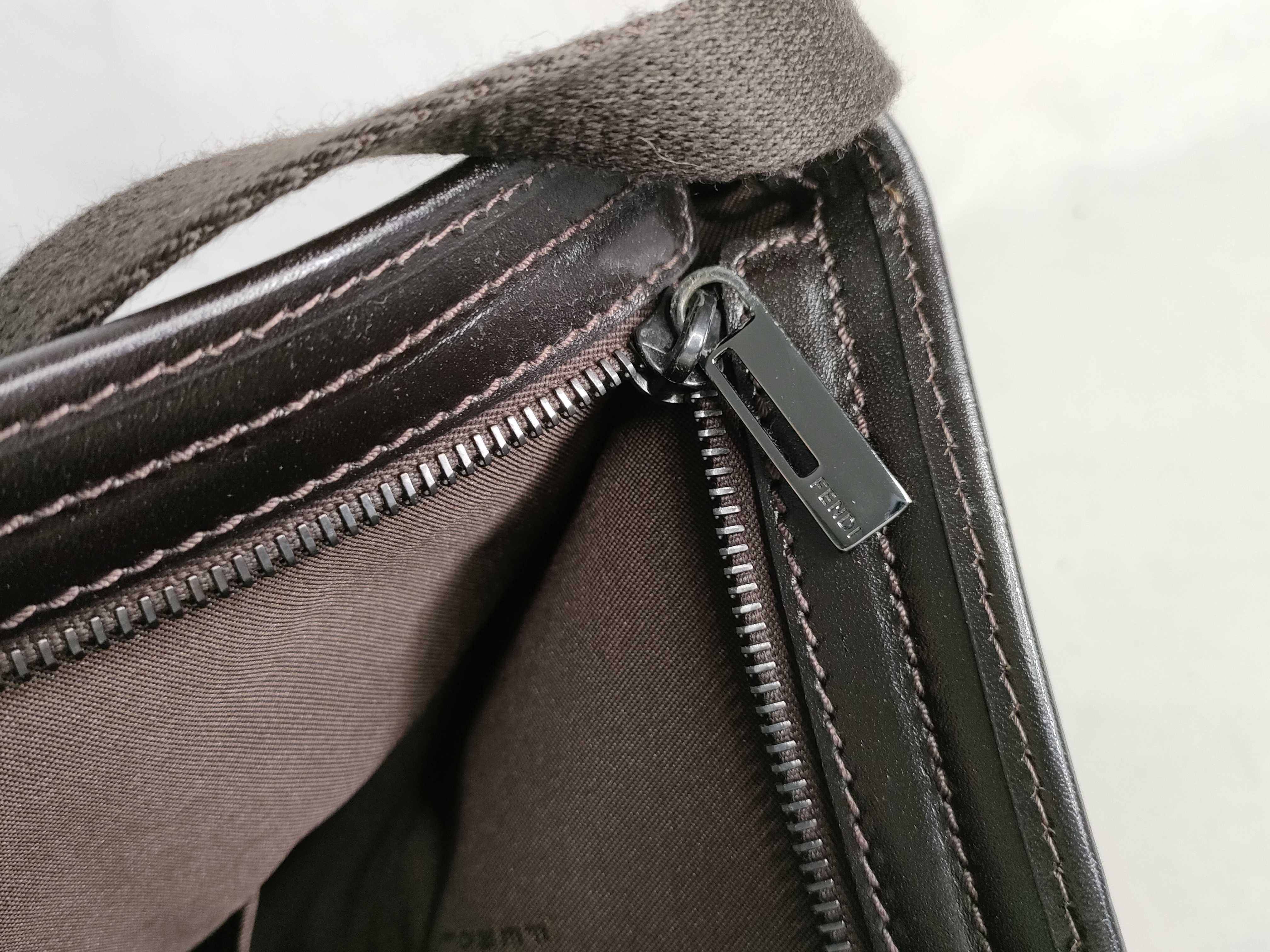 Zucchino Canvas Leather Shoulder Bag 8BT080 Shoulder Bag — view 13