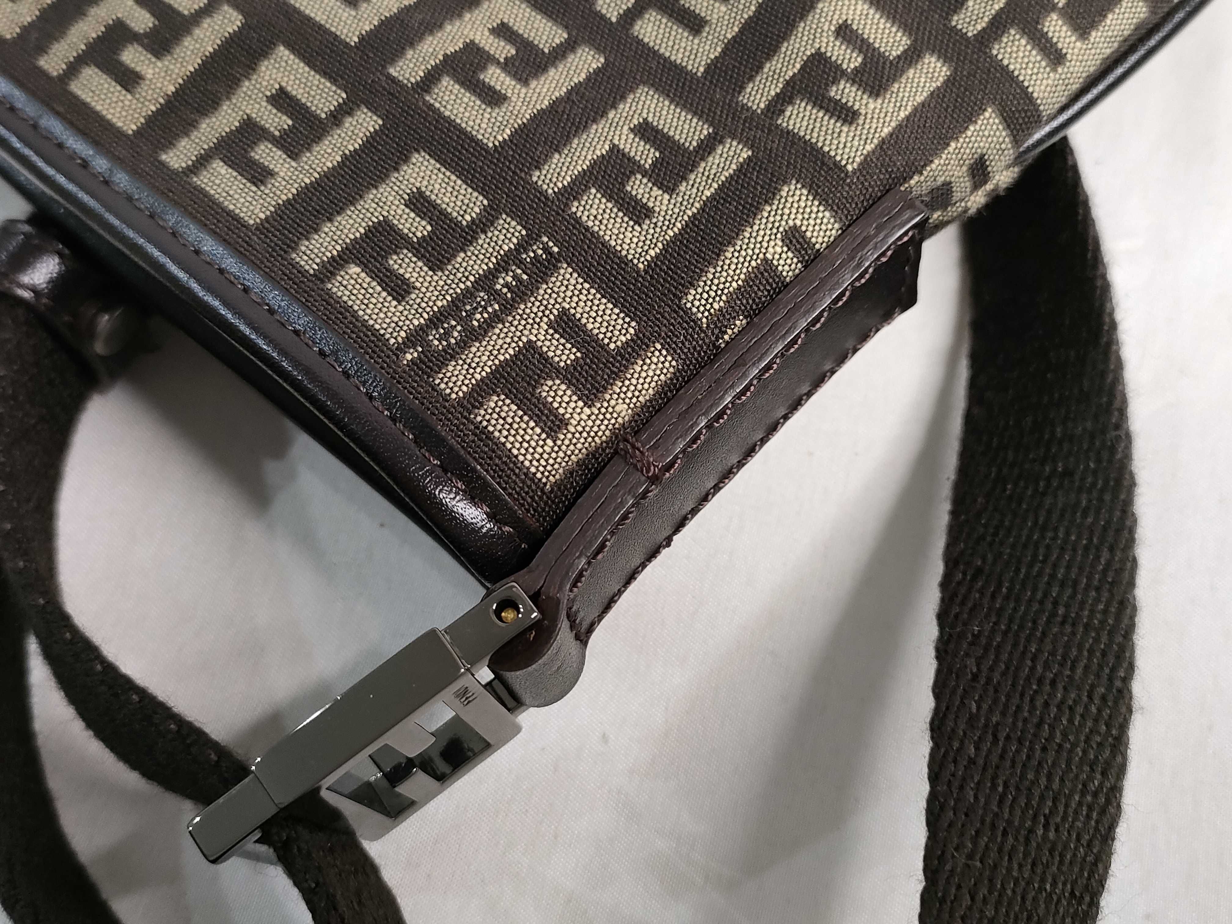 Zucchino Canvas Leather Shoulder Bag 8BT080 Shoulder Bag — view 15
