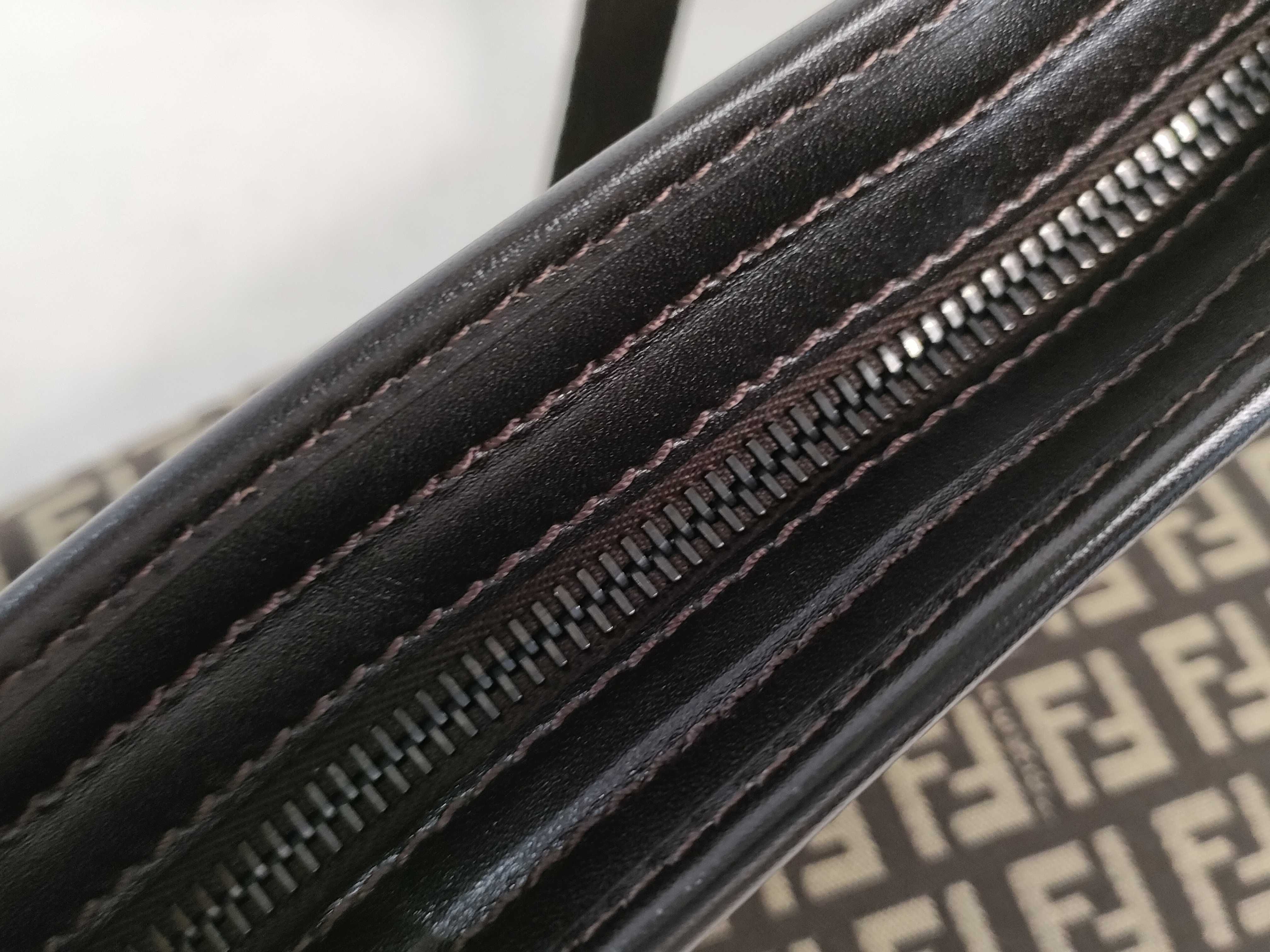Zucchino Canvas Leather Shoulder Bag 8BT080 Shoulder Bag — view 8
