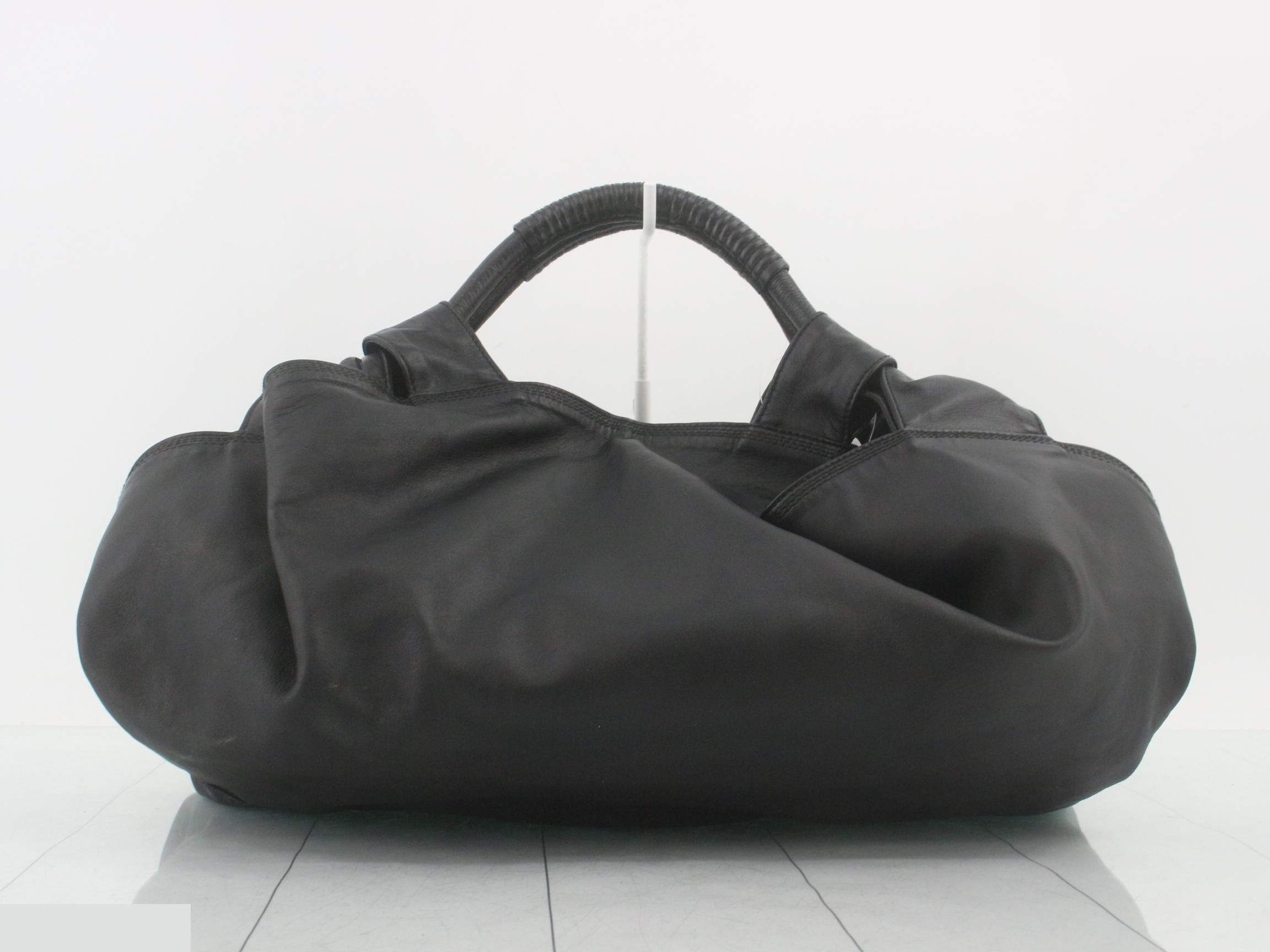Nappa Aire Black Handbag — view 2