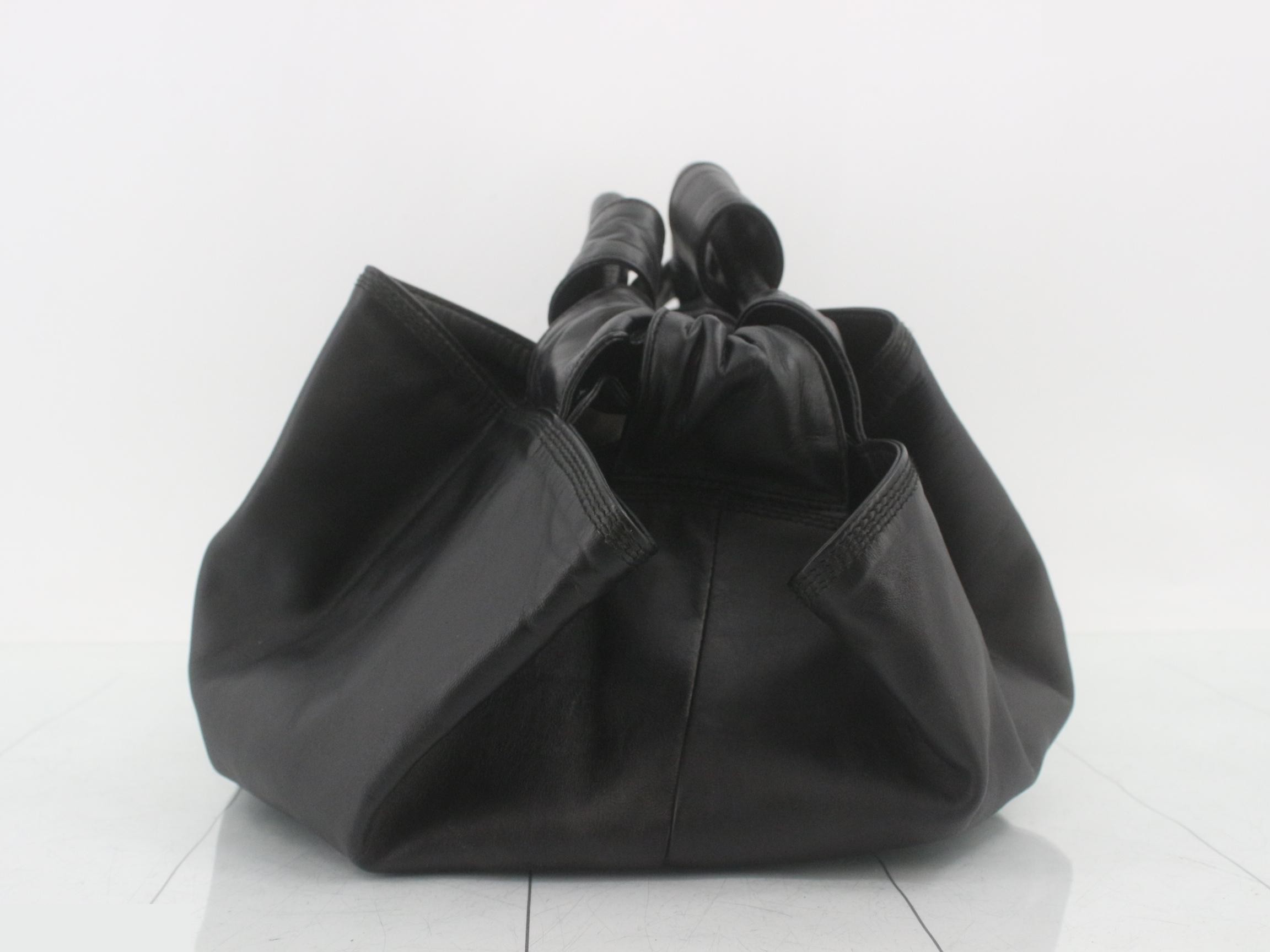 Nappa Aire Black Handbag — view 3