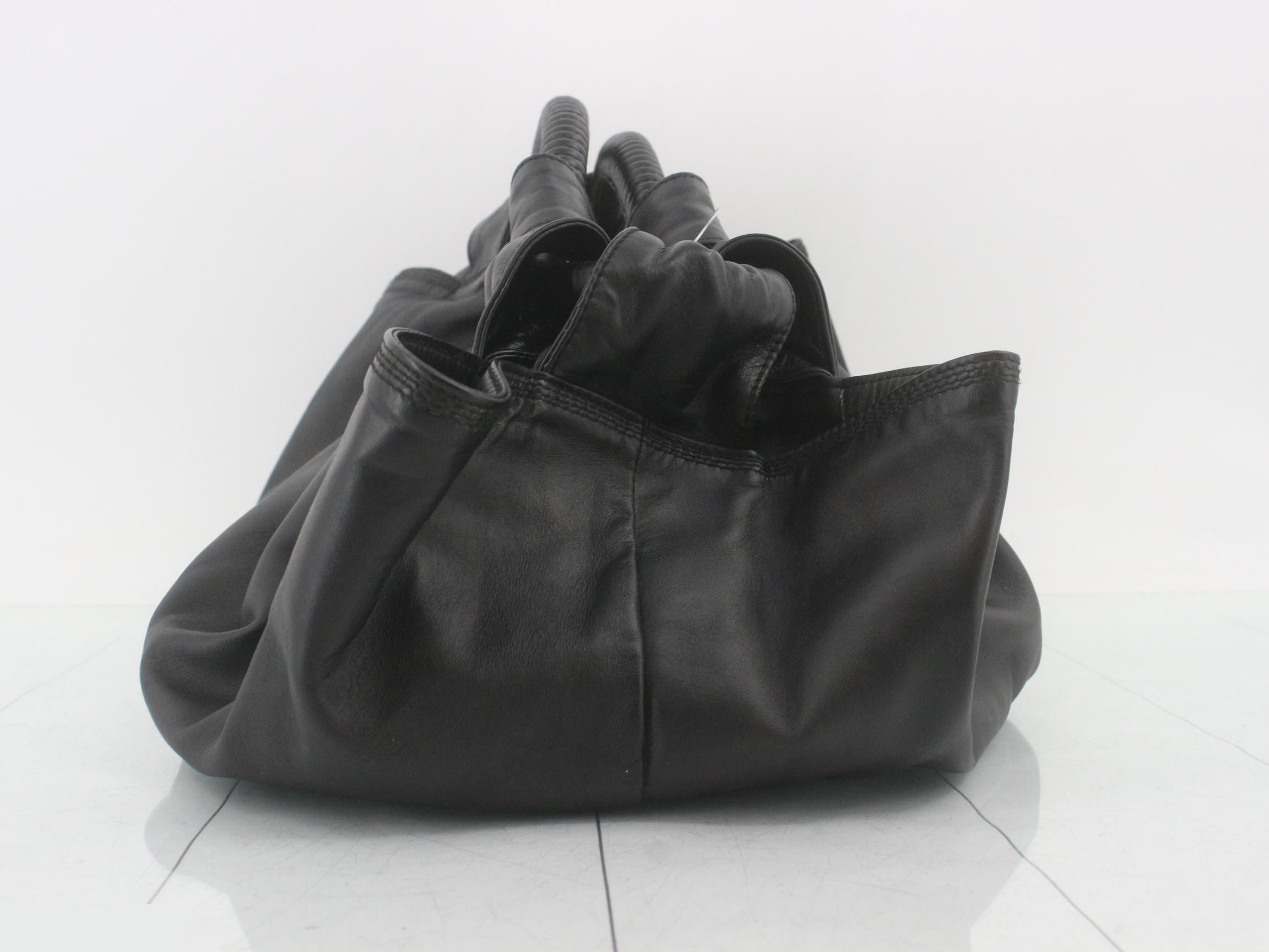 Nappa Aire Black Handbag — view 4