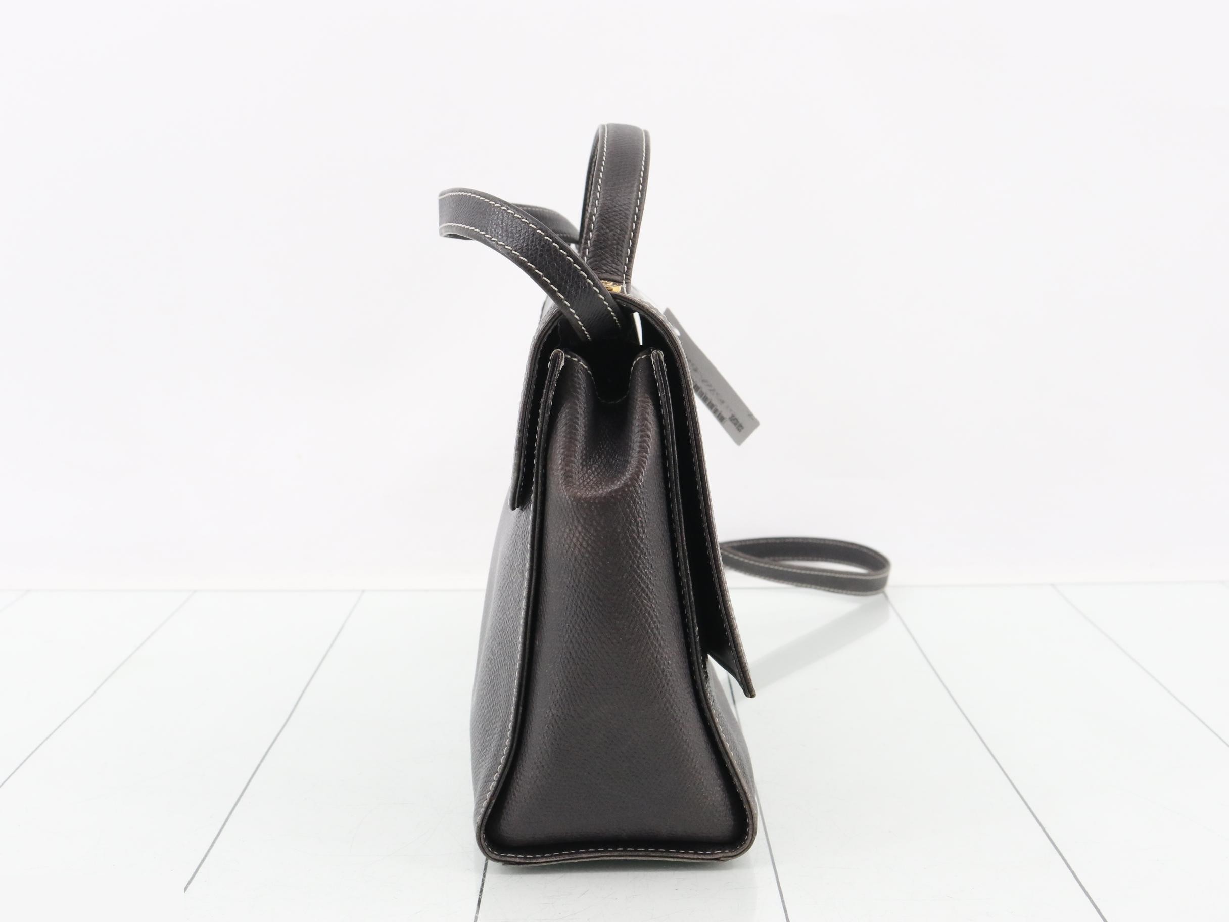 Leather 2-Way Shoulder/Handbag — view 4