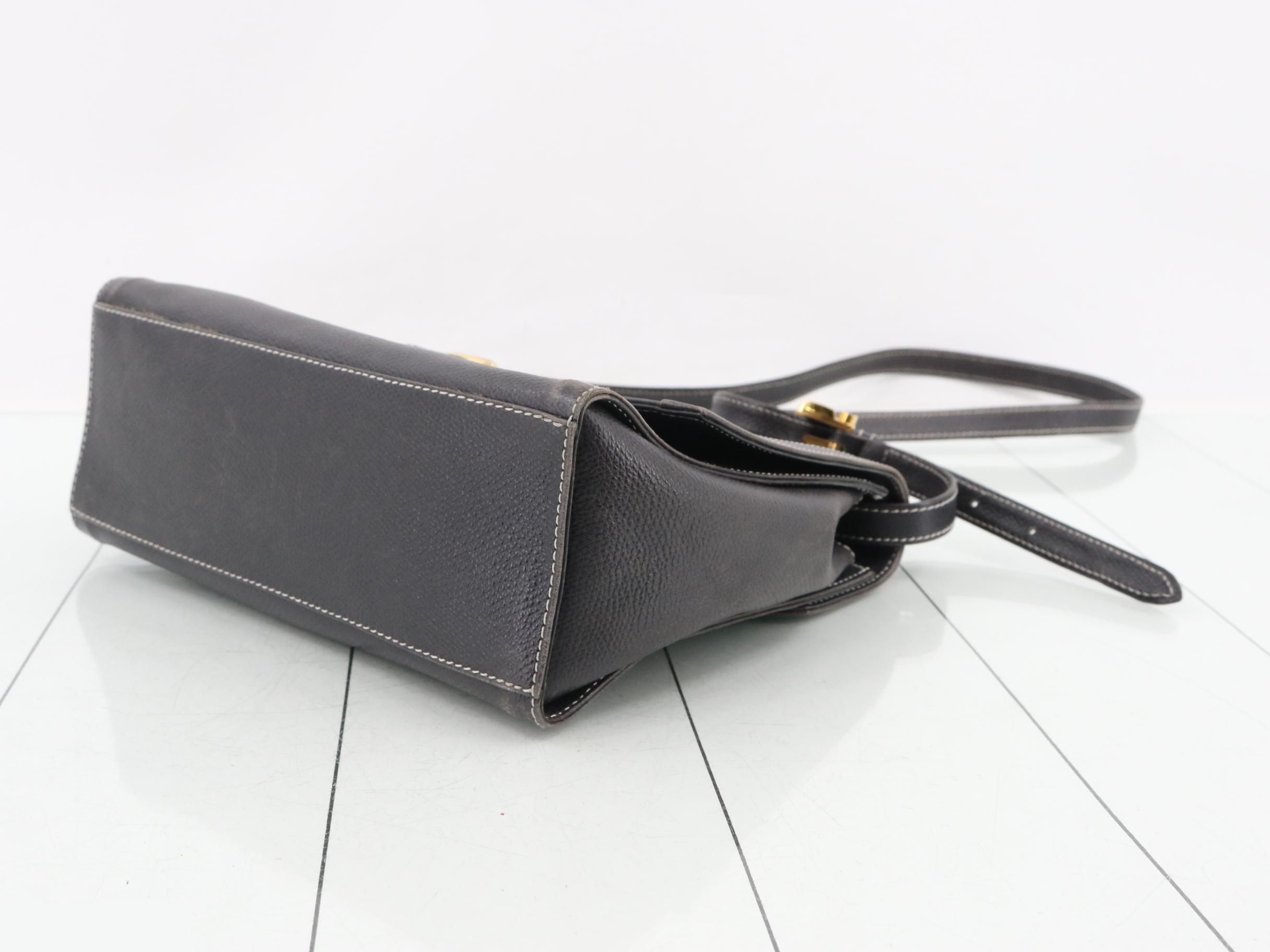 Leather 2-Way Shoulder/Handbag — view 6