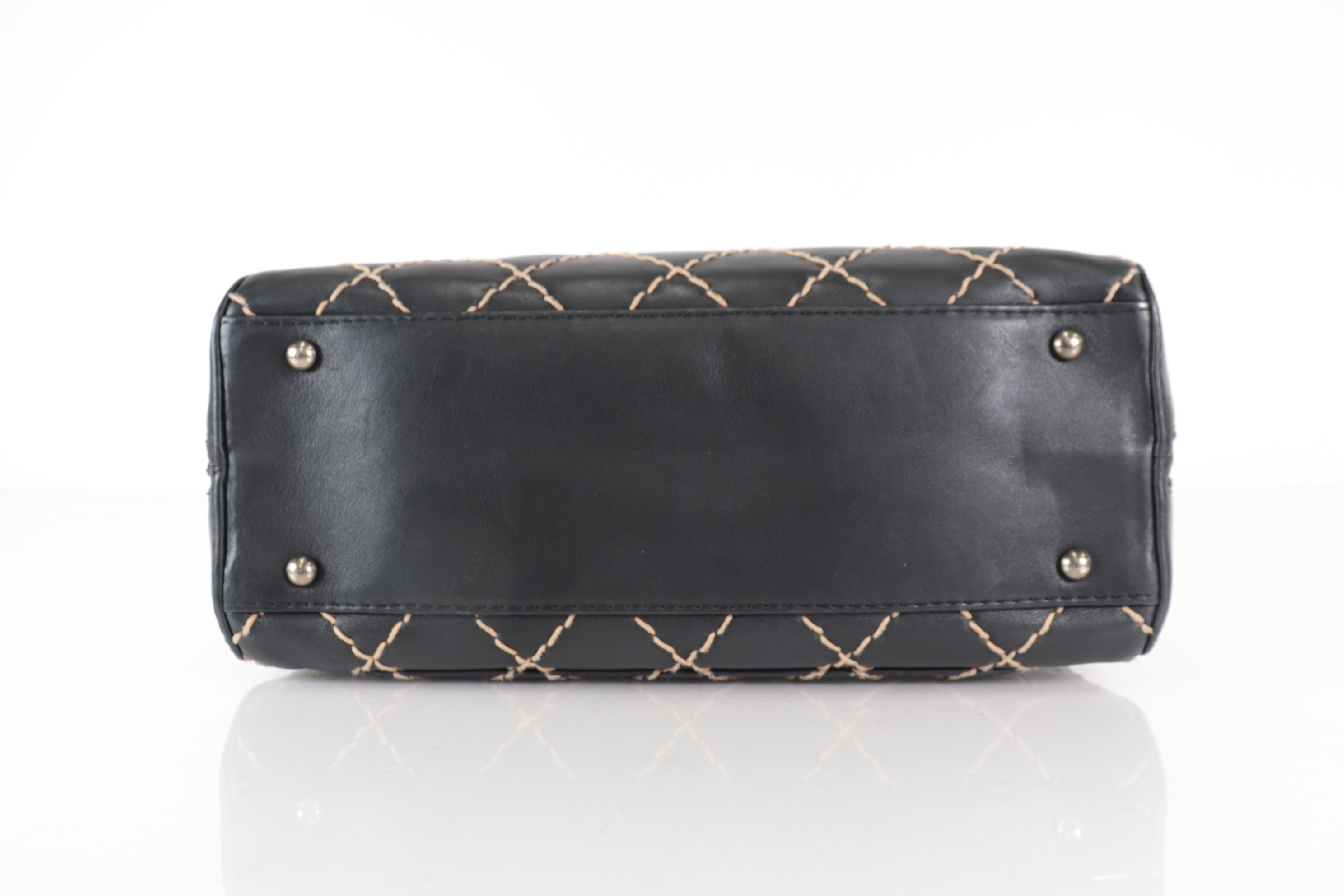 Wild Stitch Calfskin Handbag (Serial No. 6) — view 7