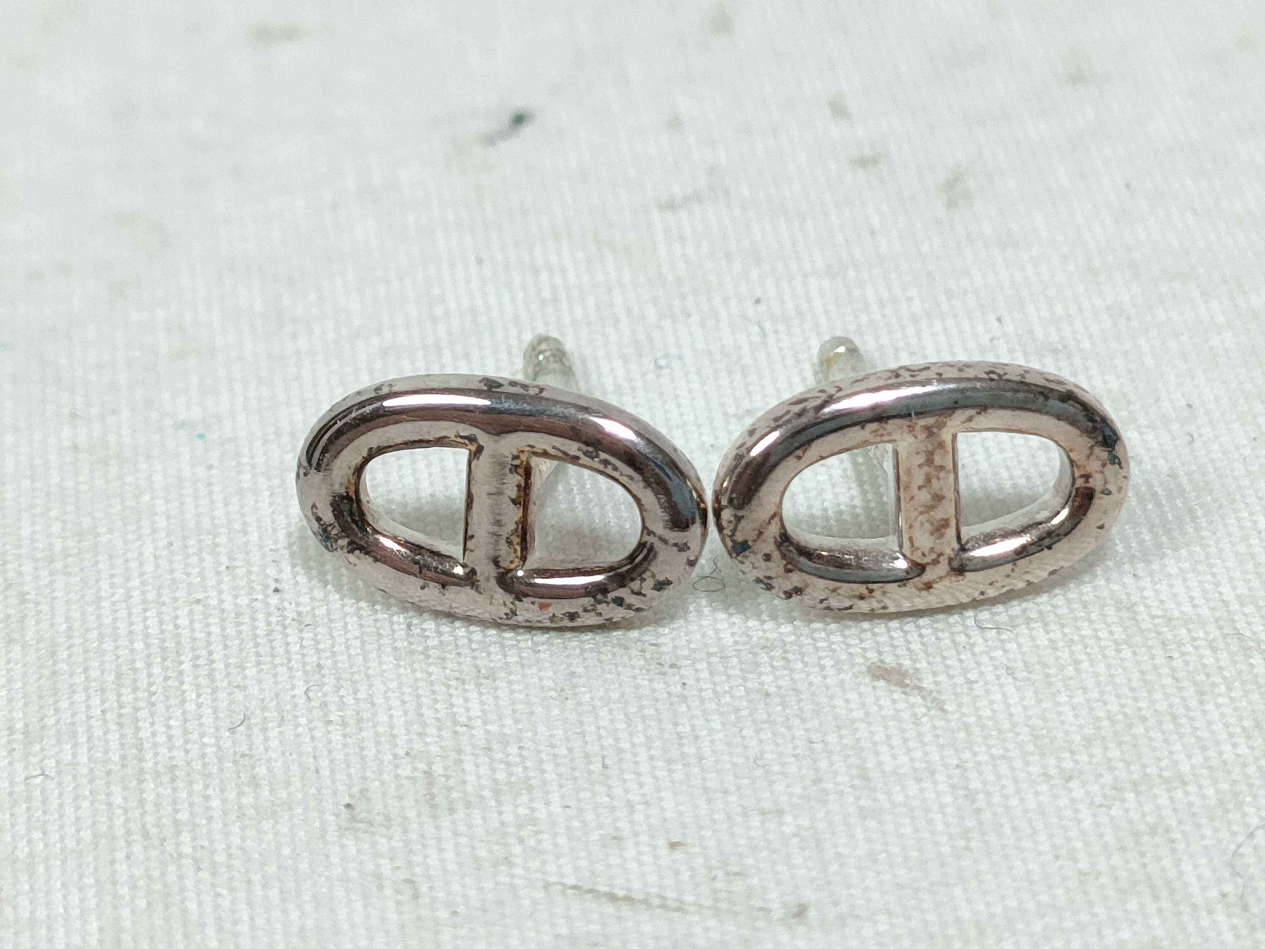 Chaine d'Ancre Earrings 925 Sterling Silver Earrings