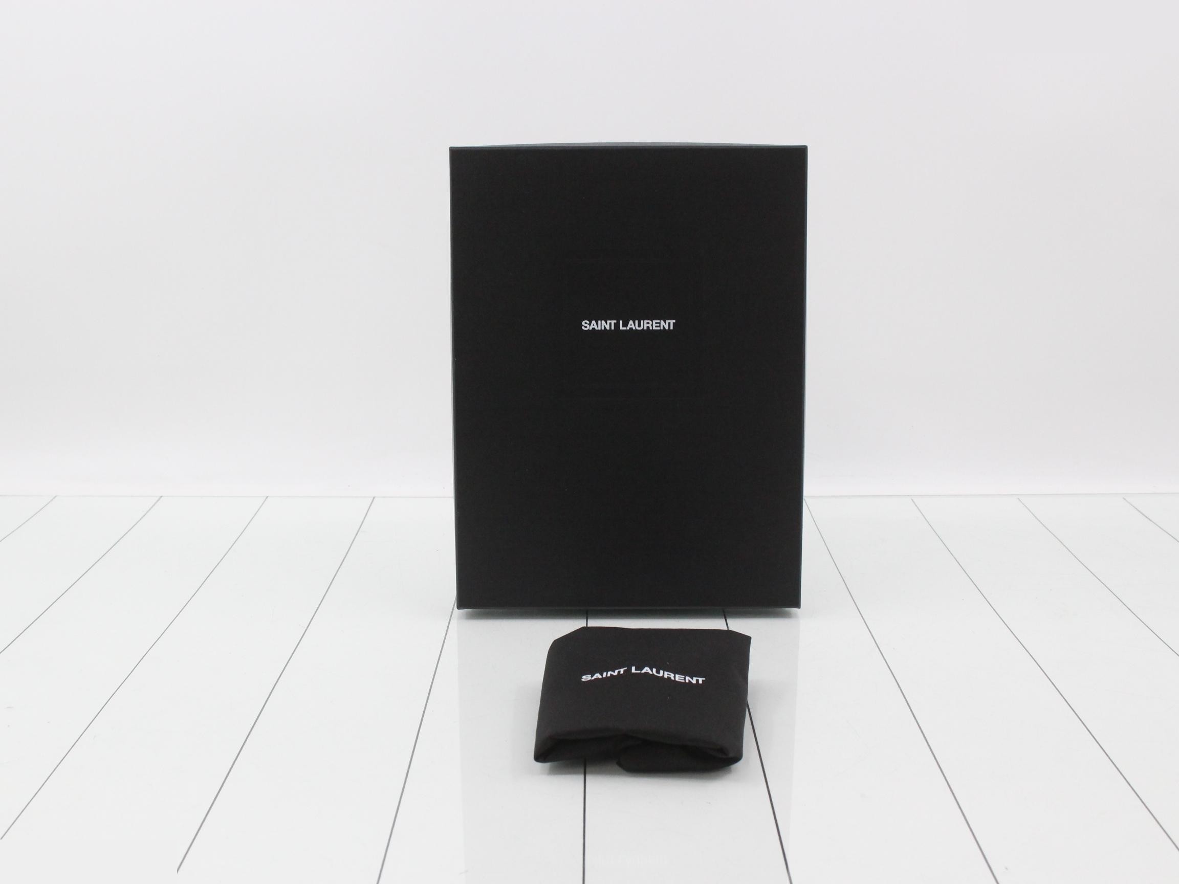 Le Monogram Leather Black Clutch Bag — view 7