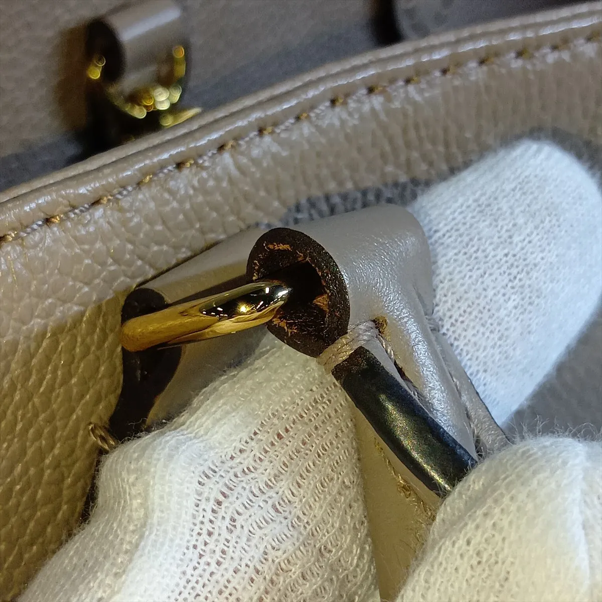 Monogram Empreinte OnTheGo MM M45607 Beige (RFID detected) — view 14