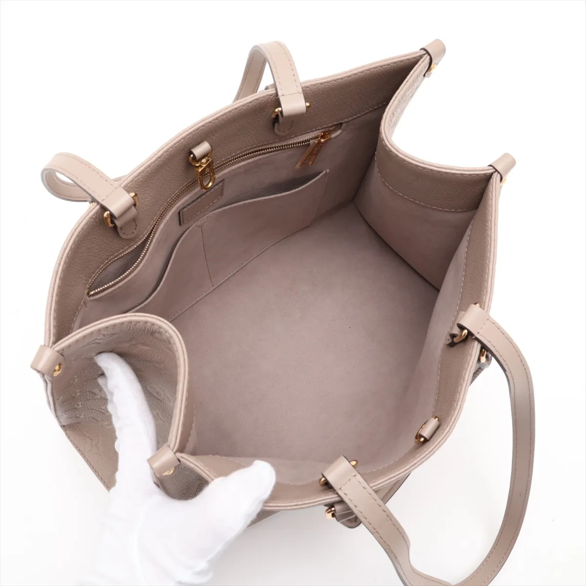 Monogram Empreinte OnTheGo MM M45607 Beige (RFID detected) — view 7