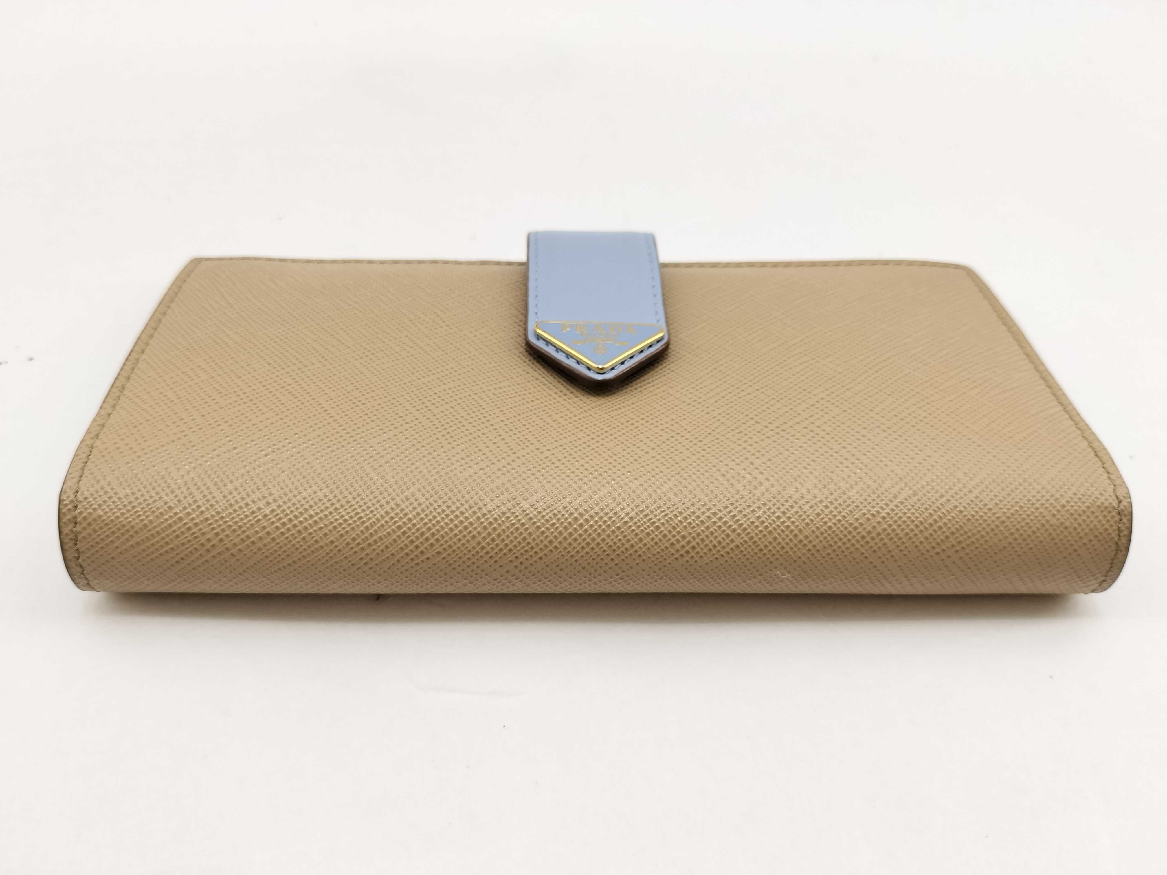 Saffiano Leather Long Wallet 1MV025 RFID Accessories: Box, Wallet — view 5