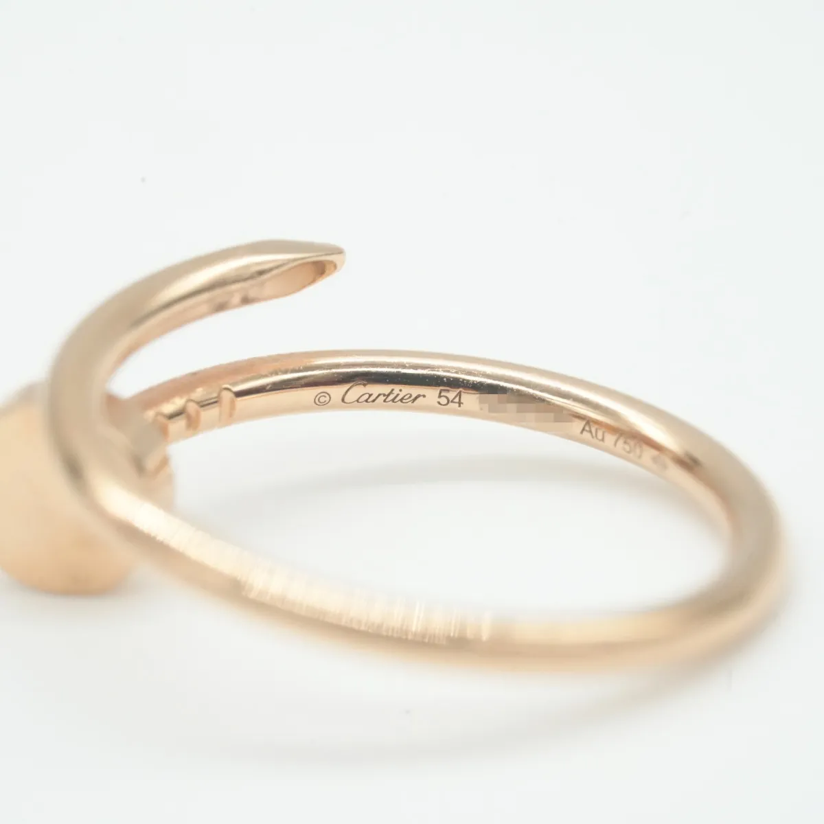 Just Ankle SM Ring 750(PG) 3.4g Size:54 126EWR — view 3