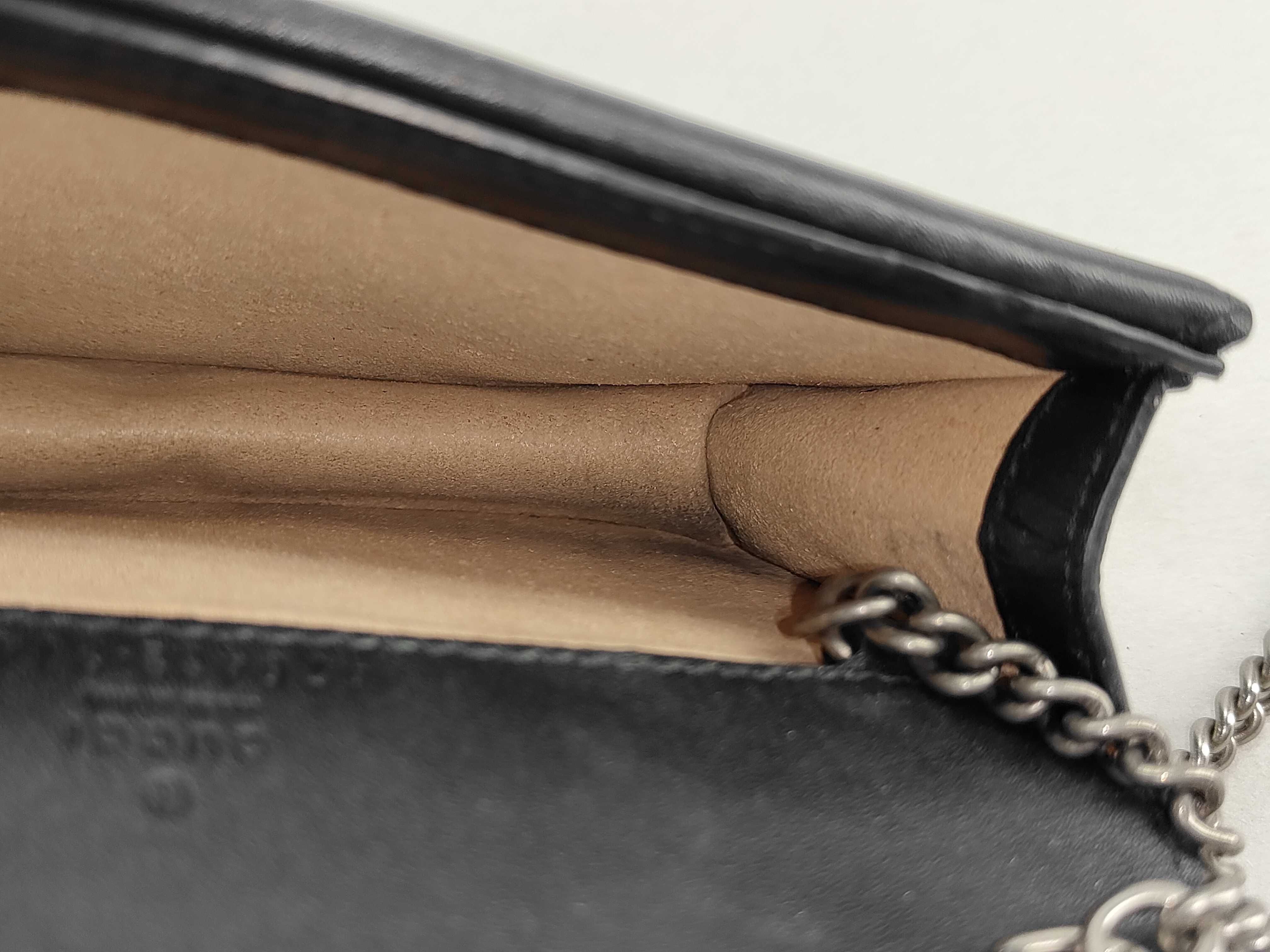 Dionysus Velour x Leather Wallet Black 476432 Shoulder Bag — view 12