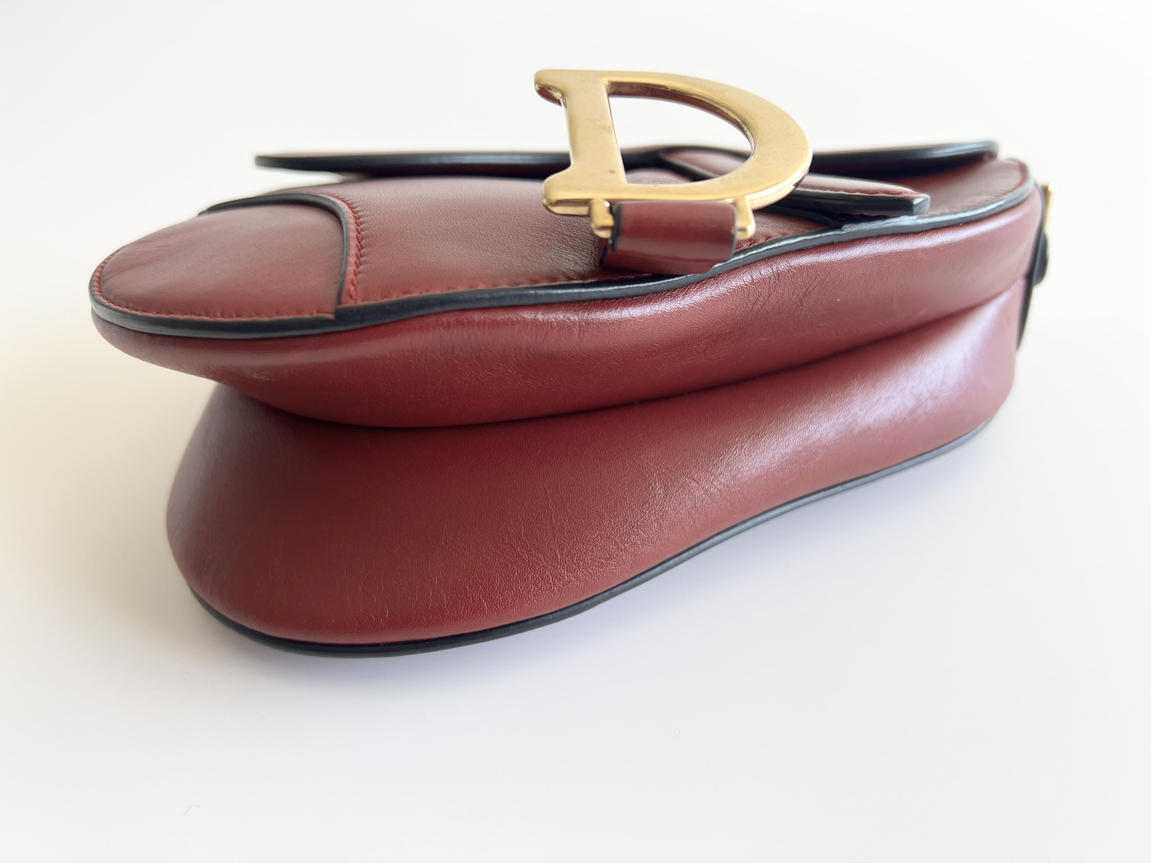 Saddle Leather Shoulder Bag Handbag — view 12