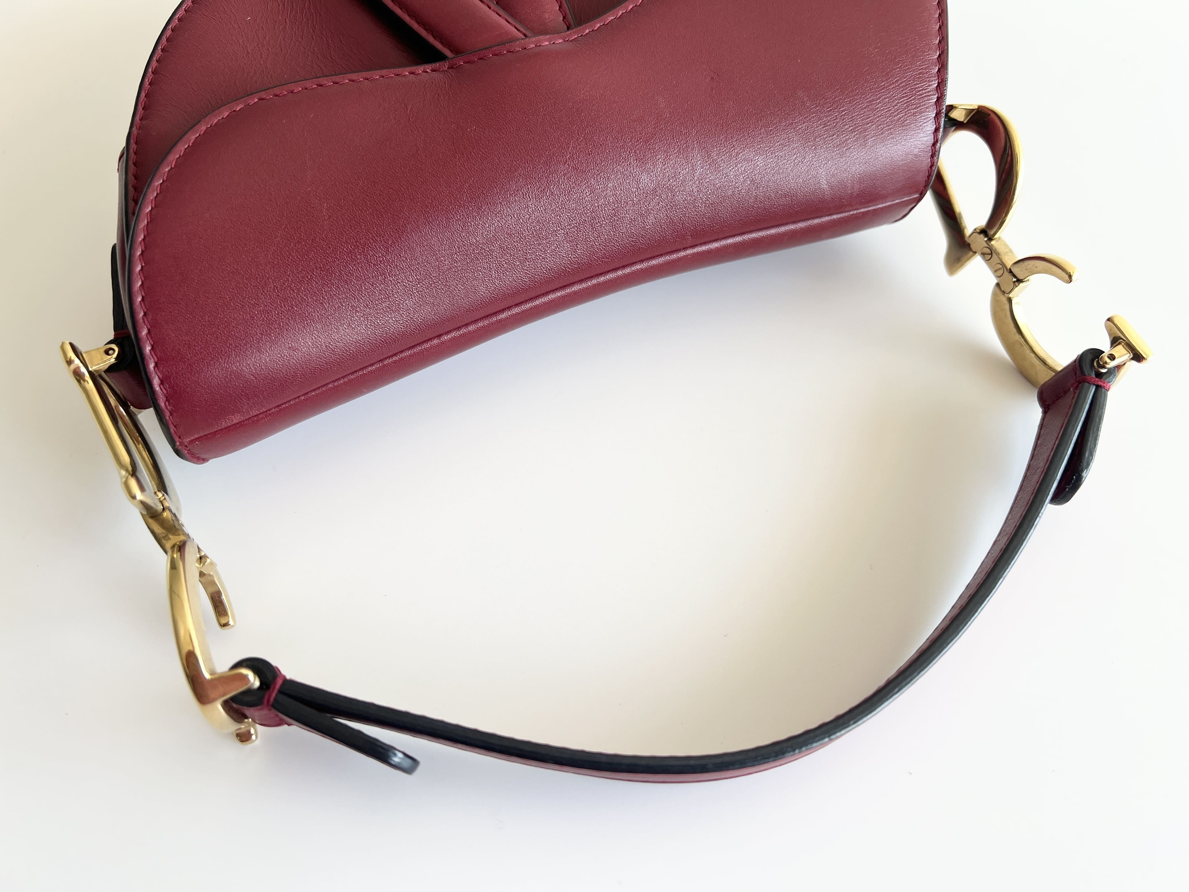 Saddle Leather Shoulder Bag Handbag — view 3