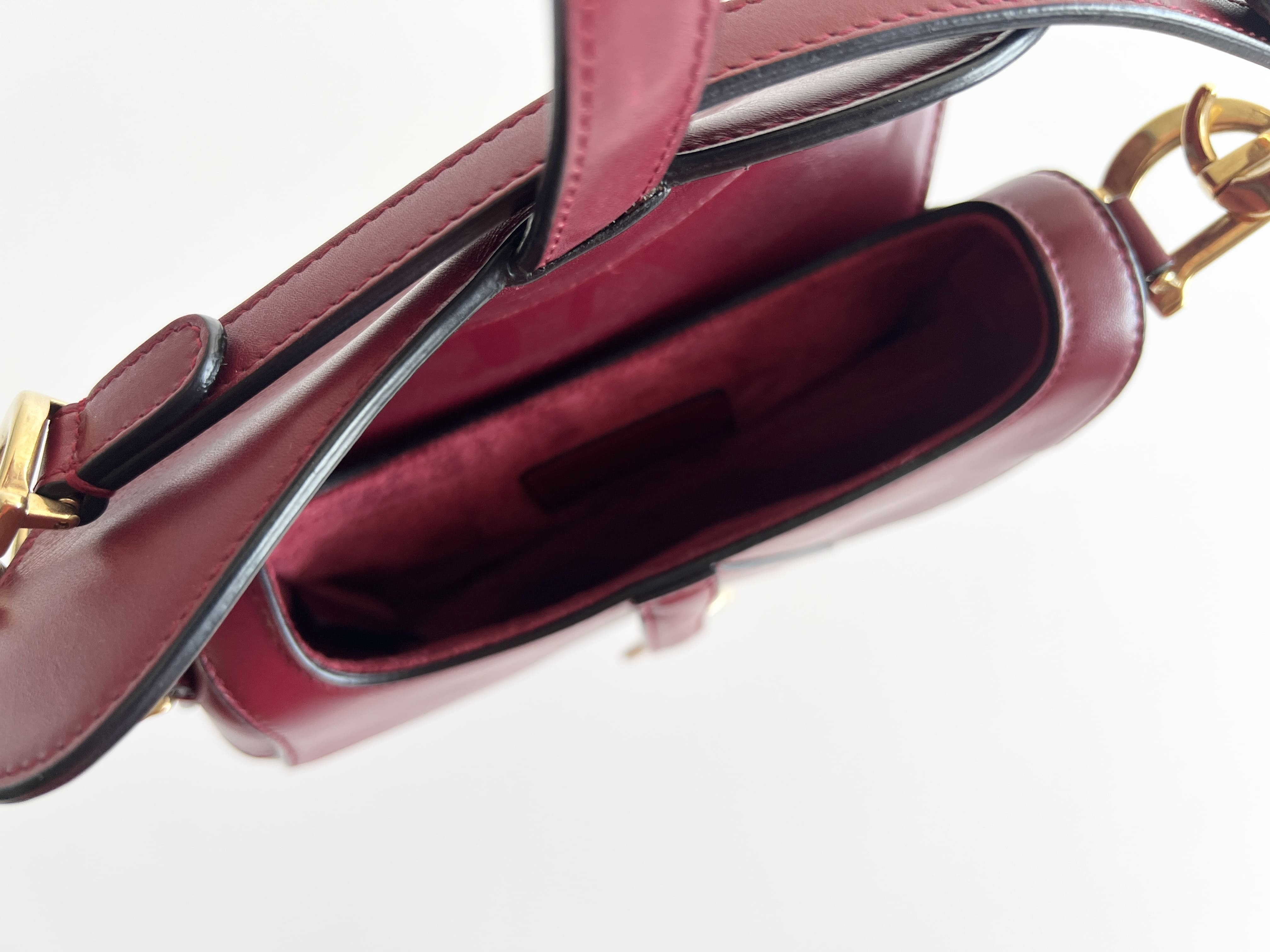 Saddle Leather Shoulder Bag Handbag — view 4