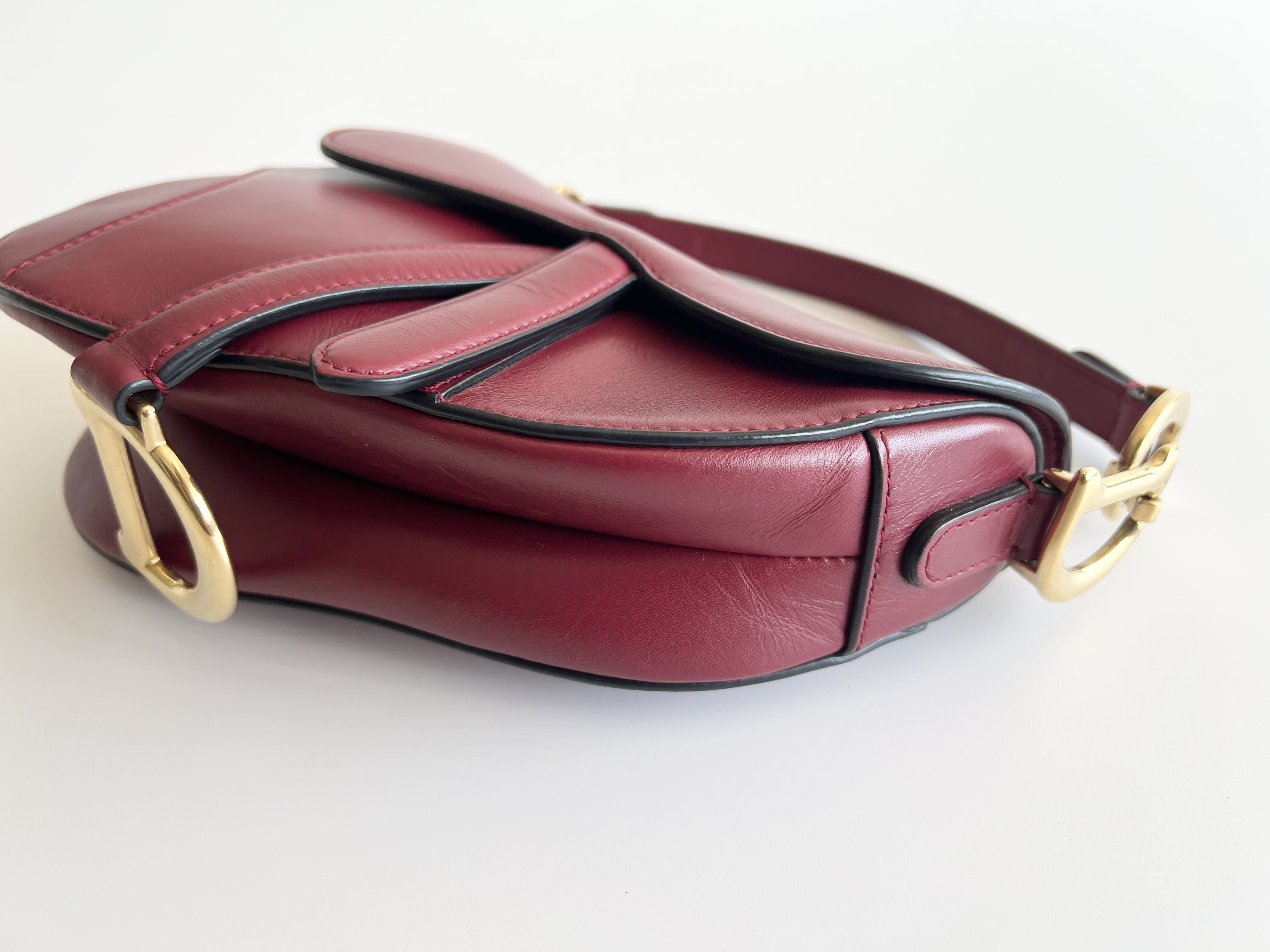 Saddle Leather Shoulder Bag Handbag — view 9