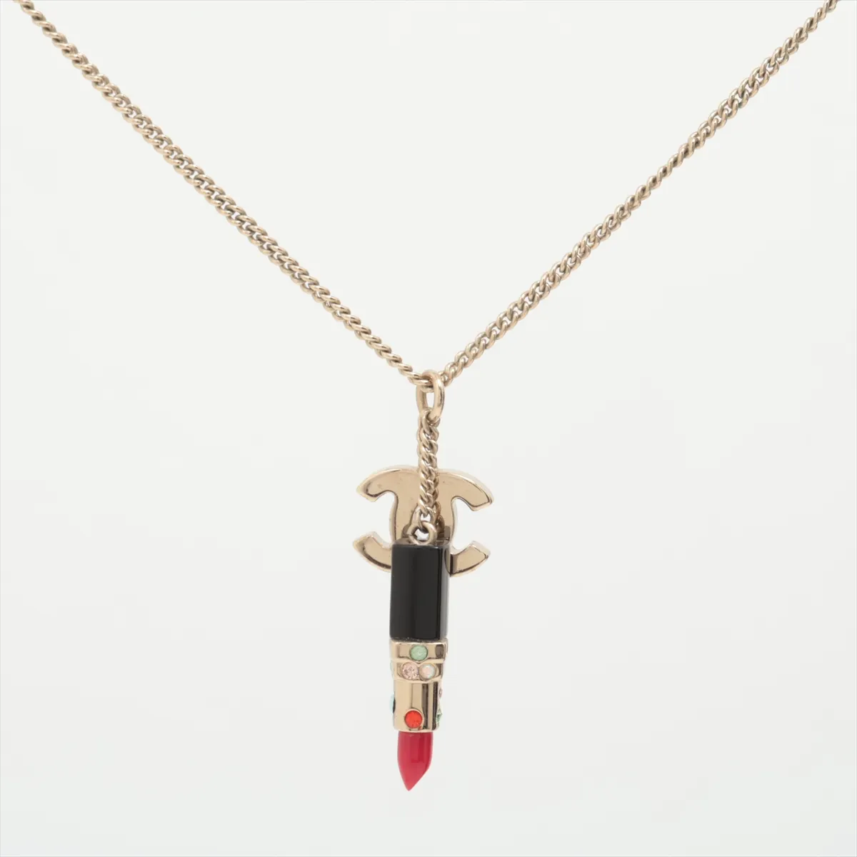 Cocomark Lip 04A Necklace GP Gold — view 2
