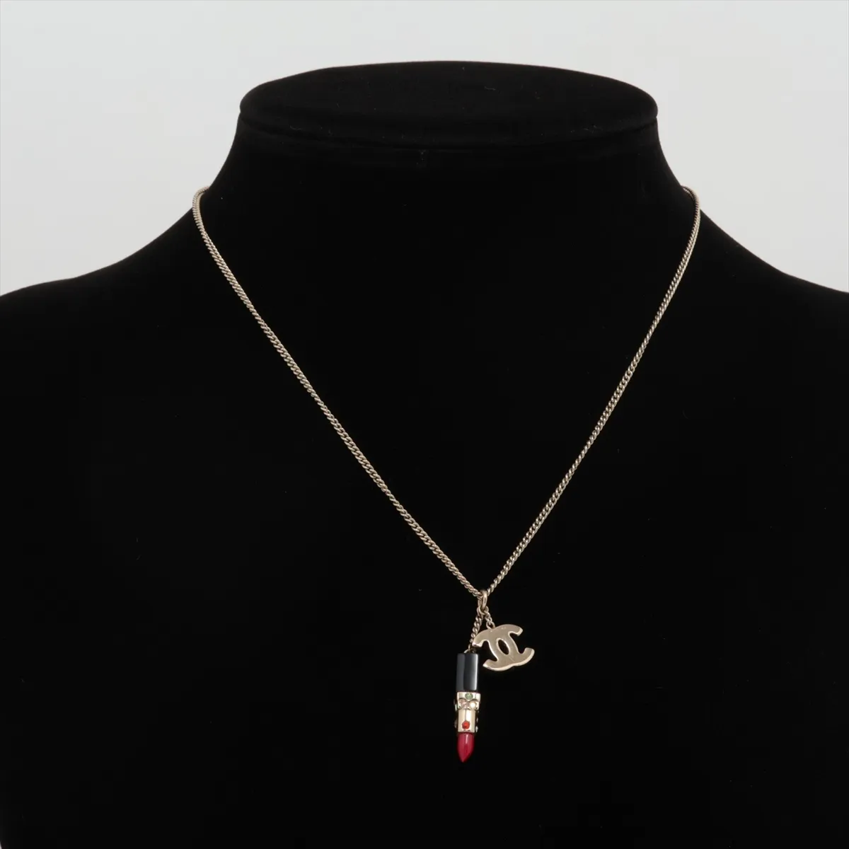Cocomark Lip 04A Necklace GP Gold — view 5