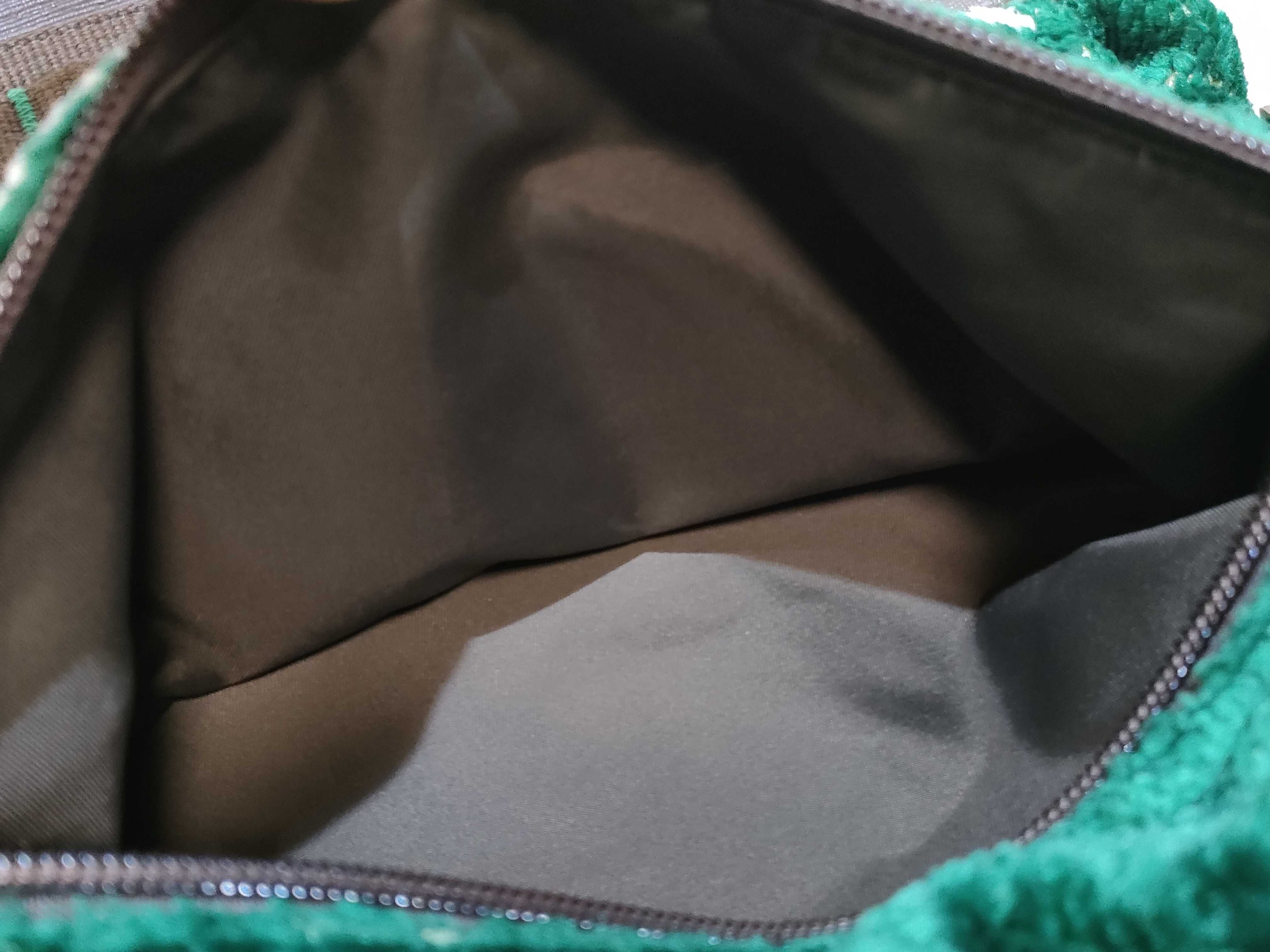 Jacquard Velvet Backpack, Green, 562911 (Rucksack) — view 15