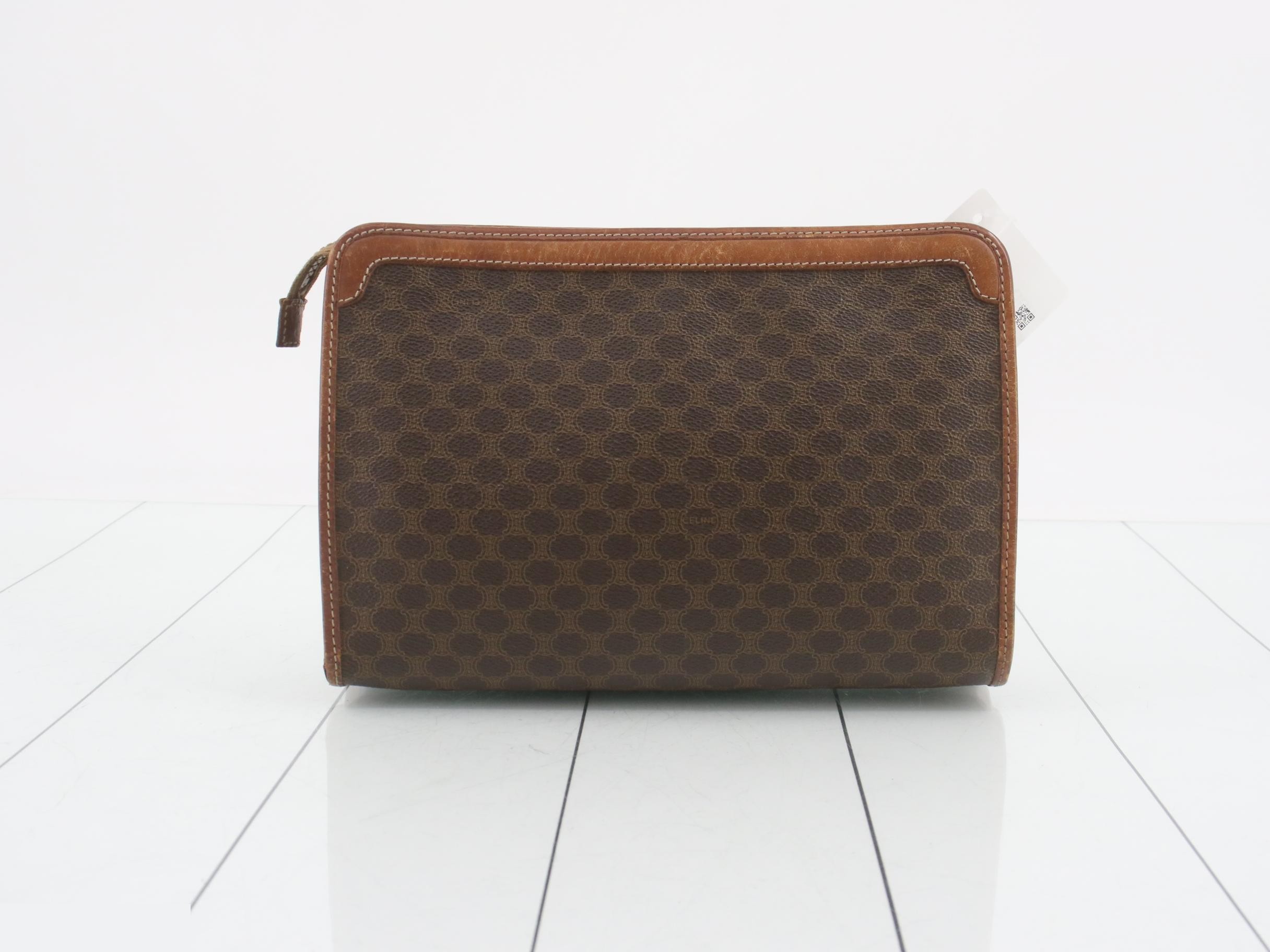 Macadam PVC/Leather Second Bag, Brown — view 2