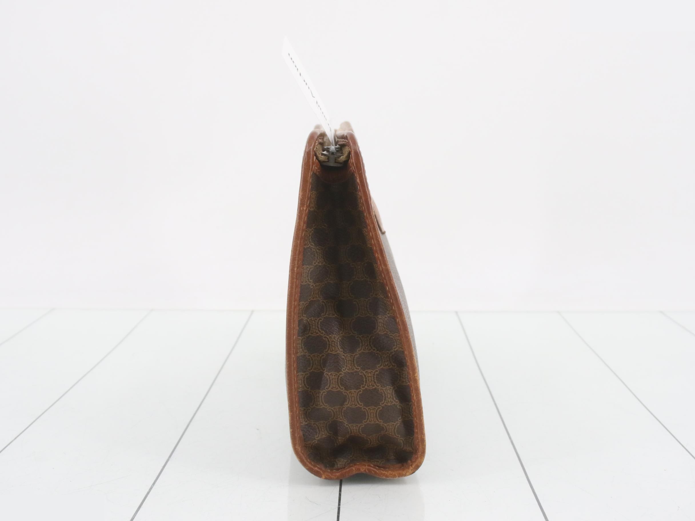 Macadam PVC/Leather Second Bag, Brown — view 4