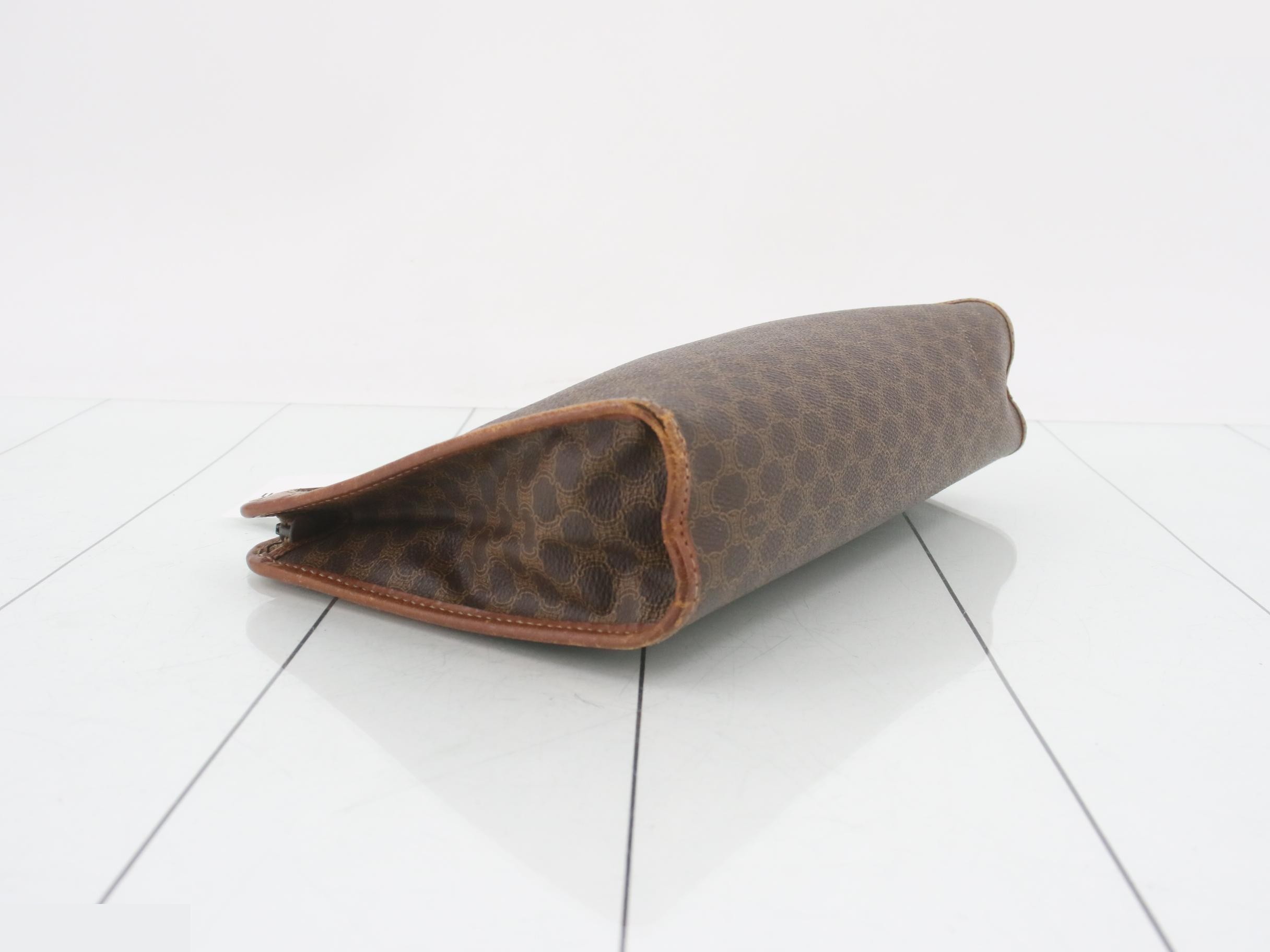 Macadam PVC/Leather Second Bag, Brown — view 5