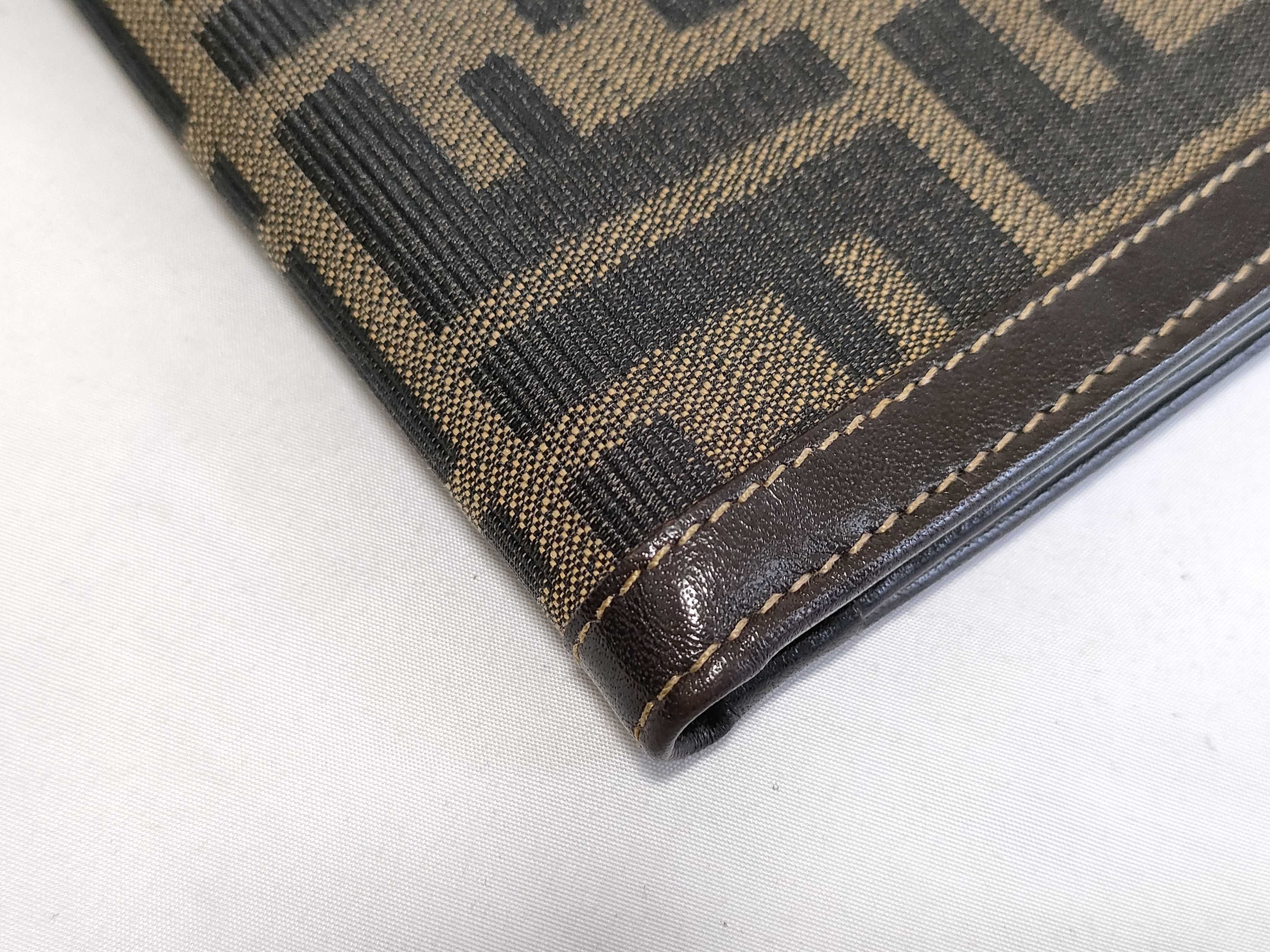 Zucca pattern Fendi wallet, foldable, 2 pieces, FF logo wallet — view 7