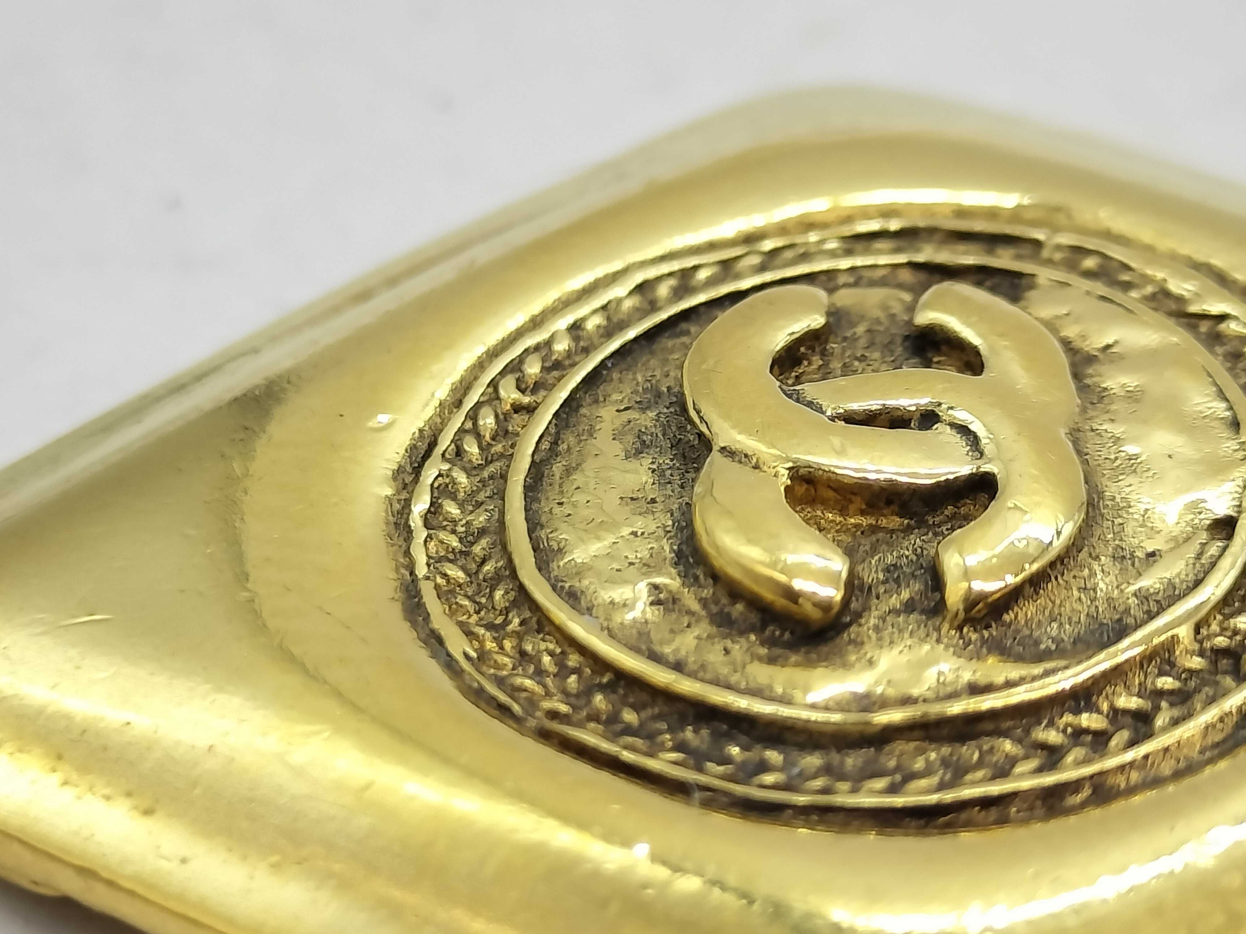 Vintage Coco Mark Square GP Necklace Pendant Top — view 7