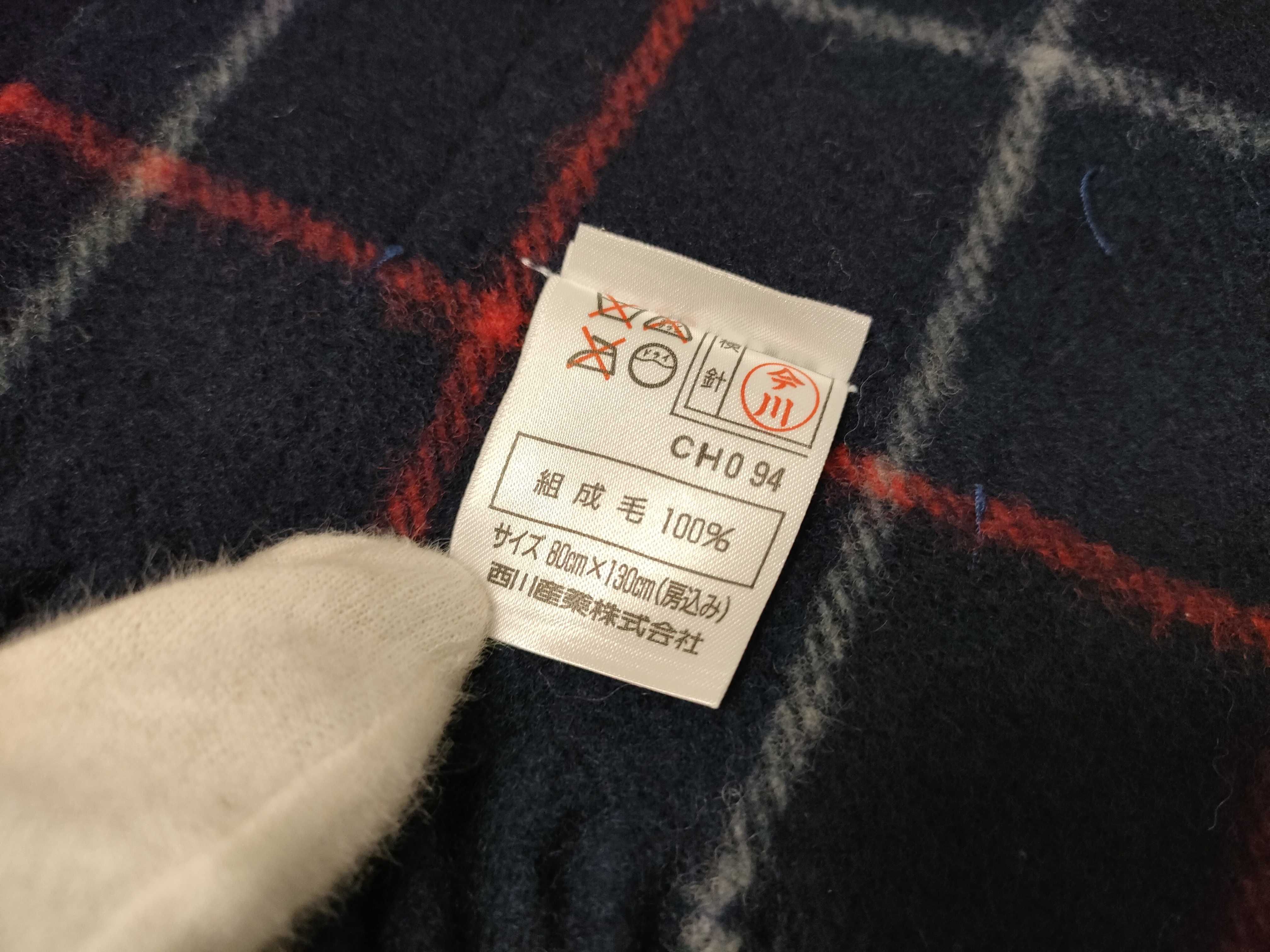 Nova Check Navy Shawl, Lap Blanket, and Other Accessories — view 5