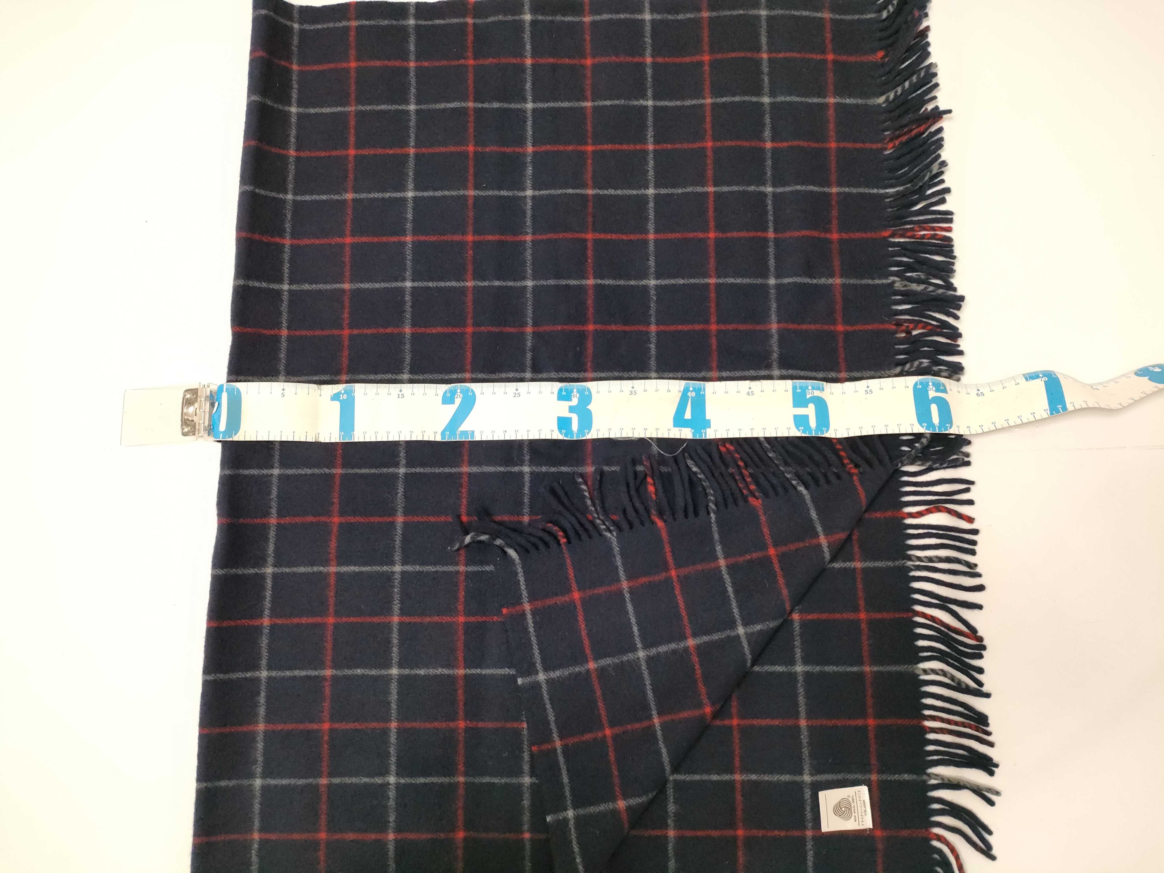 Nova Check Navy Shawl, Lap Blanket, and Other Accessories — view 8