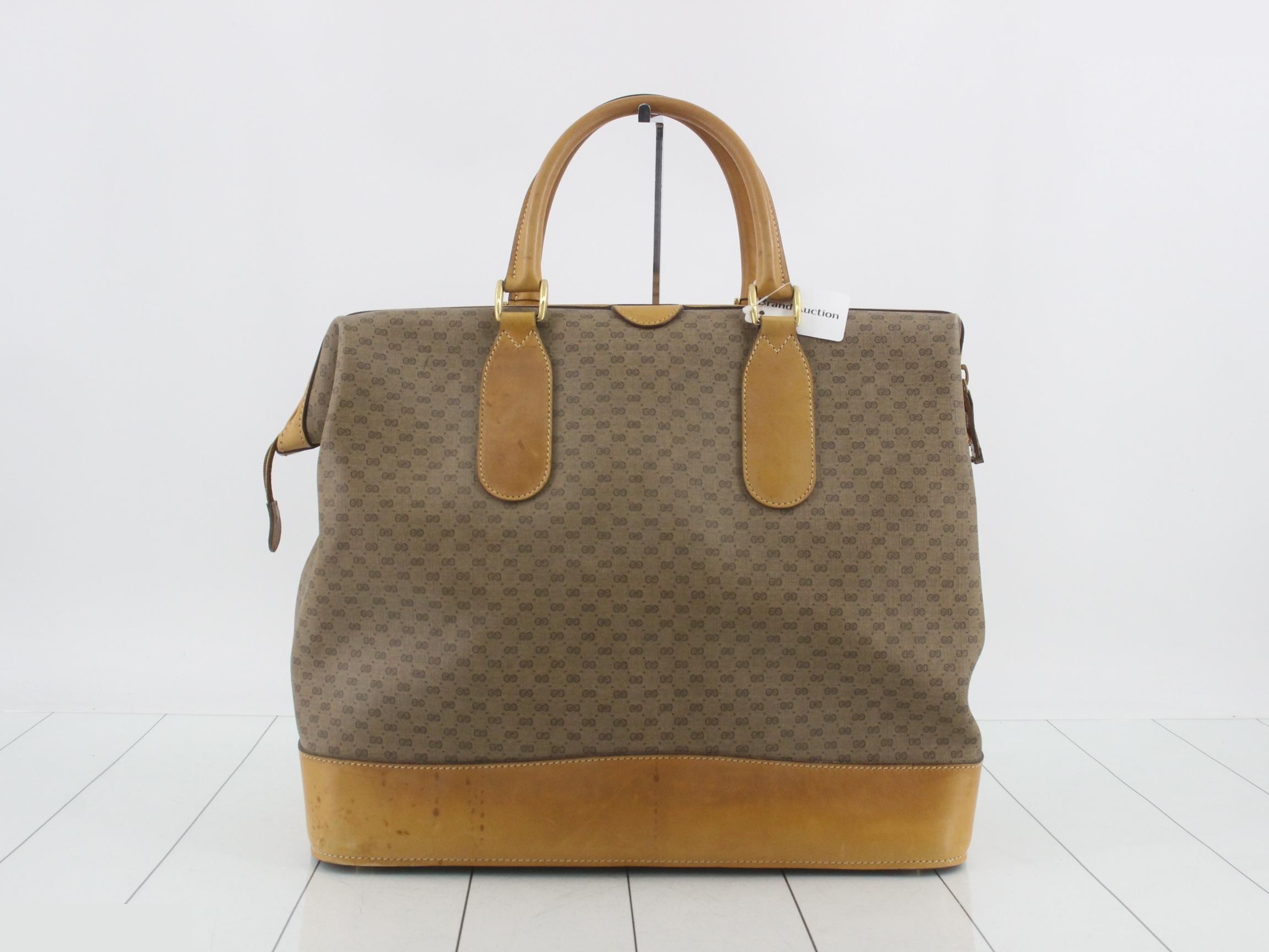 PVC Micro GG Handbag, Beige — view 2