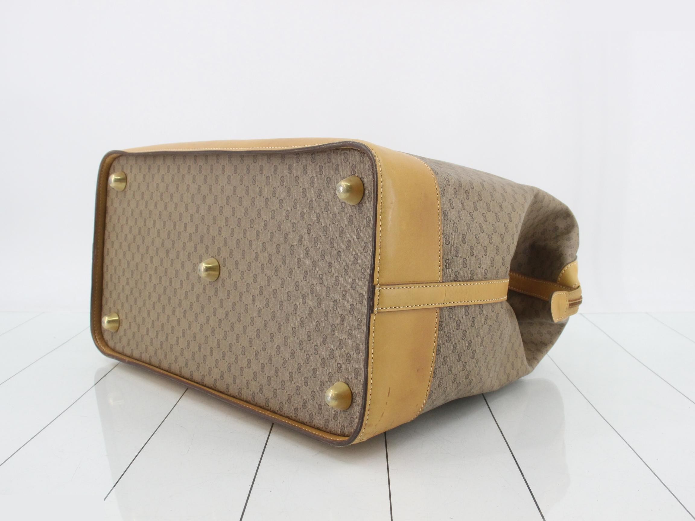 PVC Micro GG Handbag, Beige — view 6