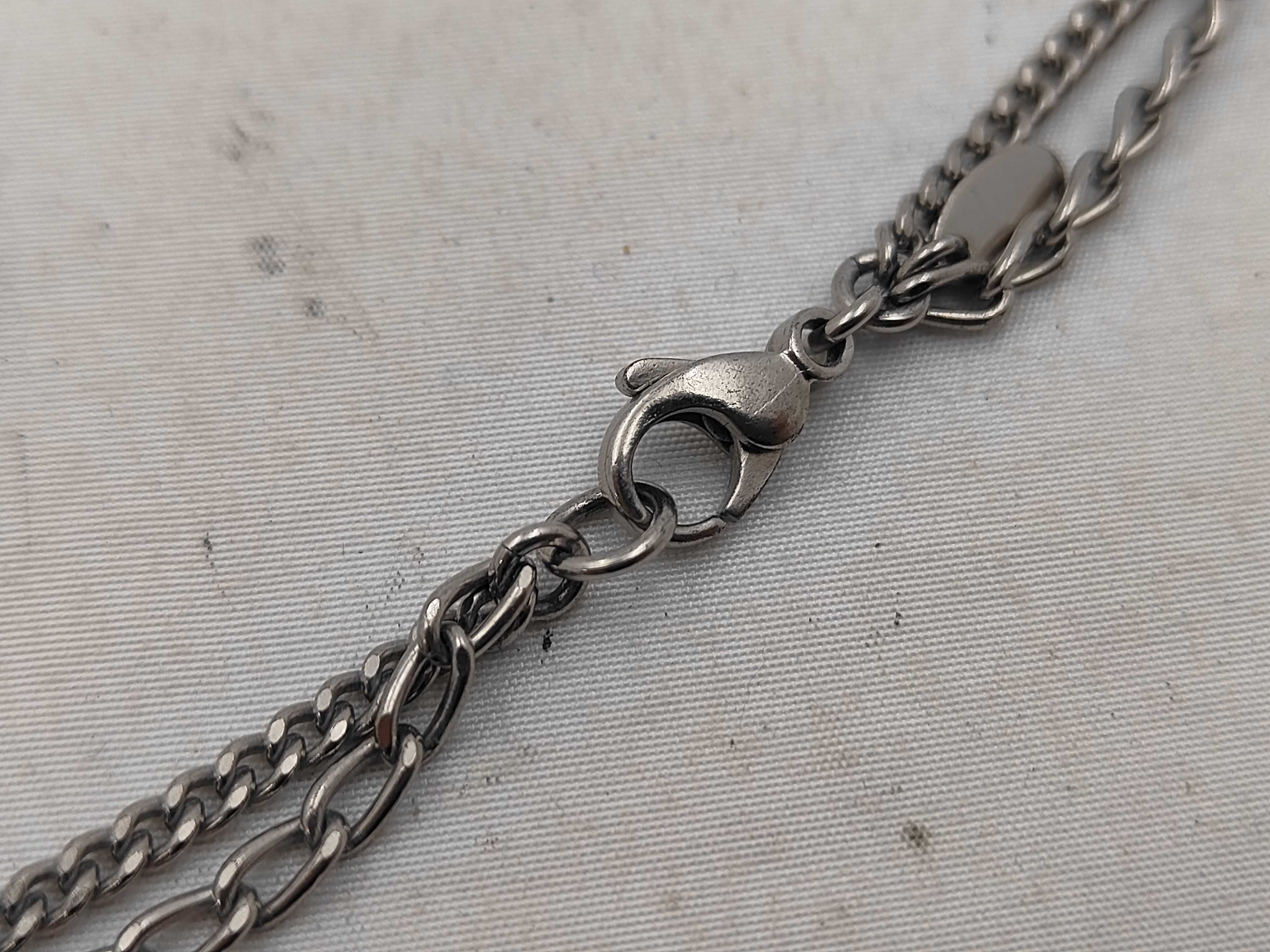 necklace, double chain, silver, Coco Mark, 06P necklace — view 4