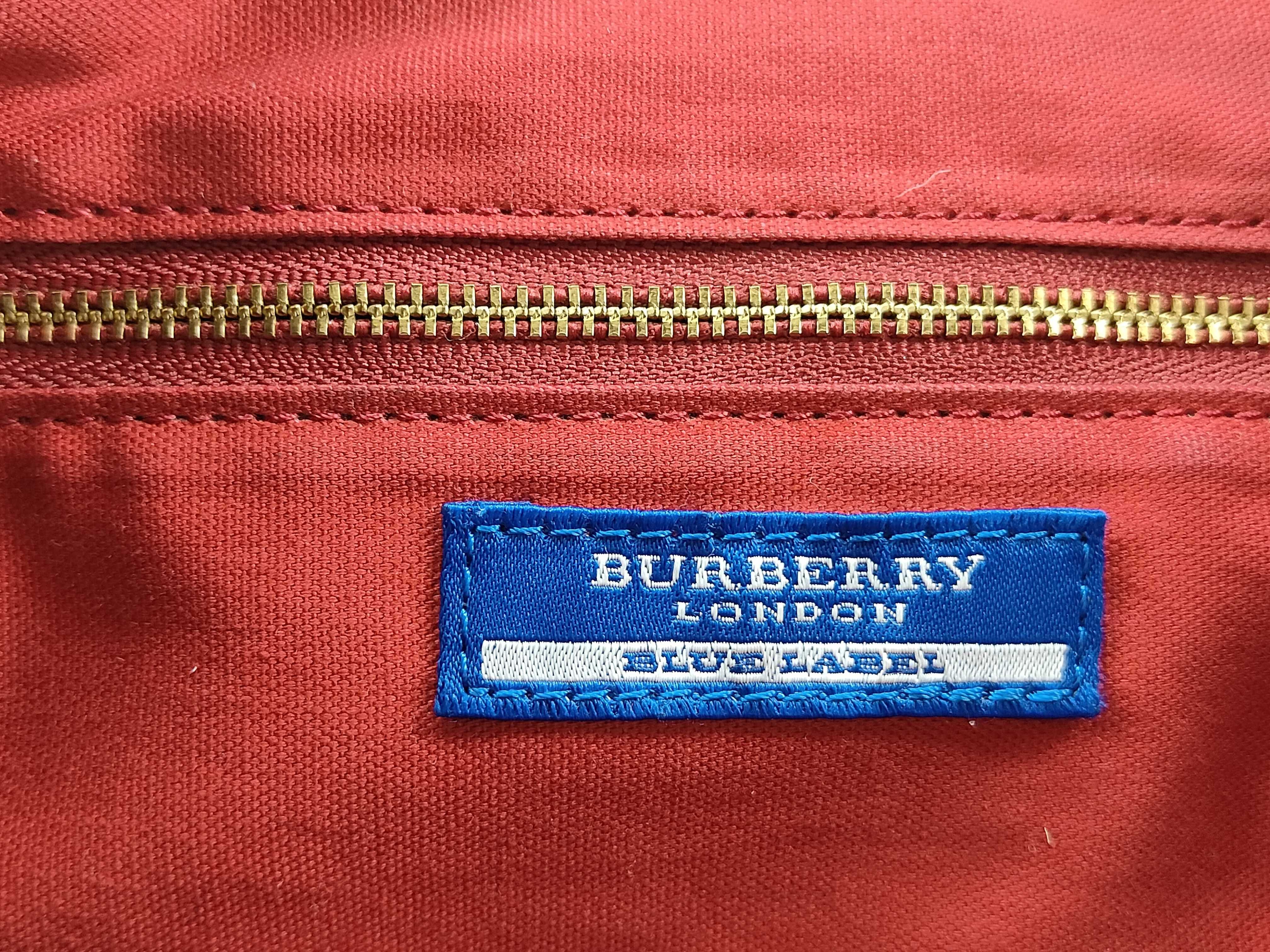 Blue Label Burberry Wool Check Handbag Shoulder Bag — view 11